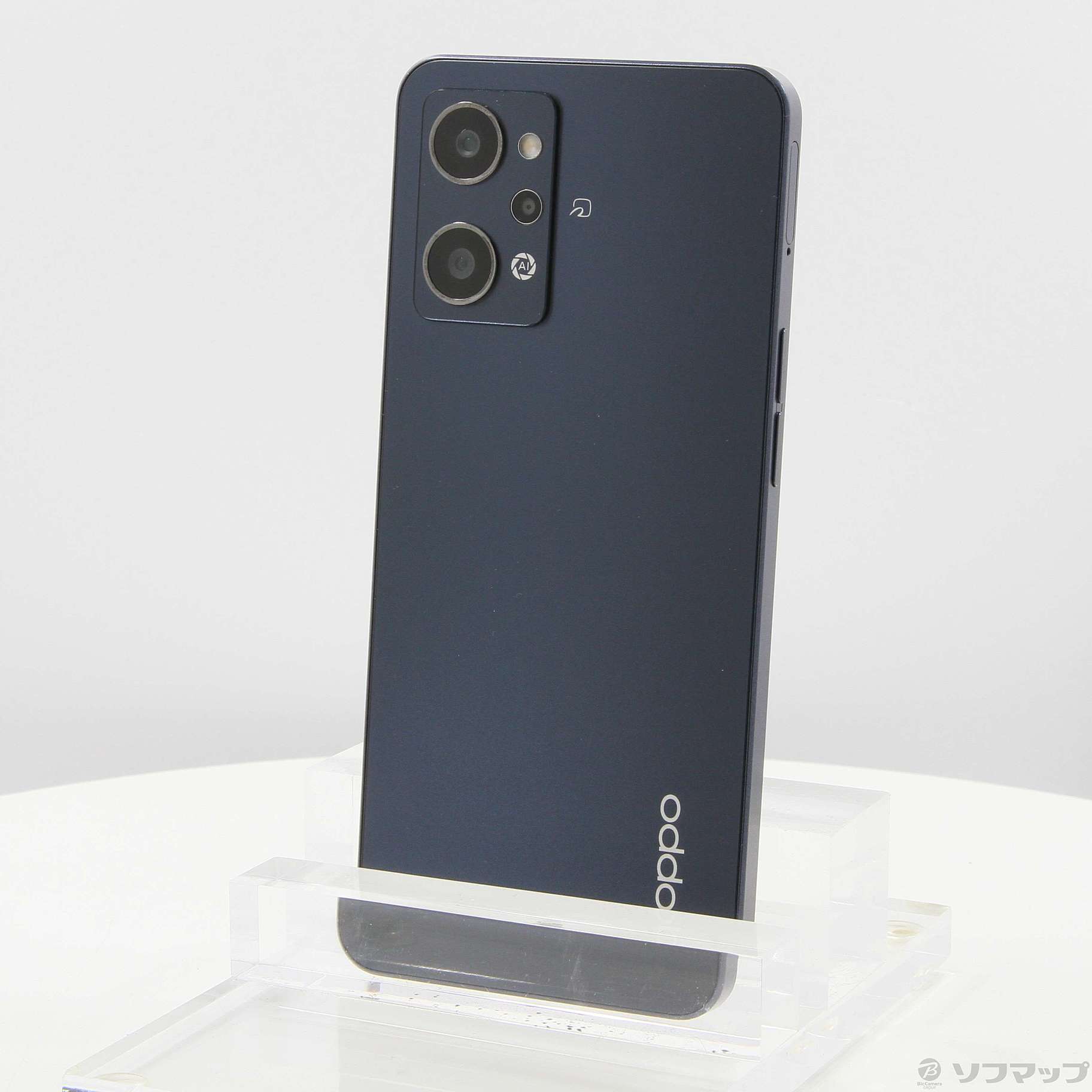 中古】OPPO Reno7 A 128GB スターリーブラック OPG04 auロック解除SIM