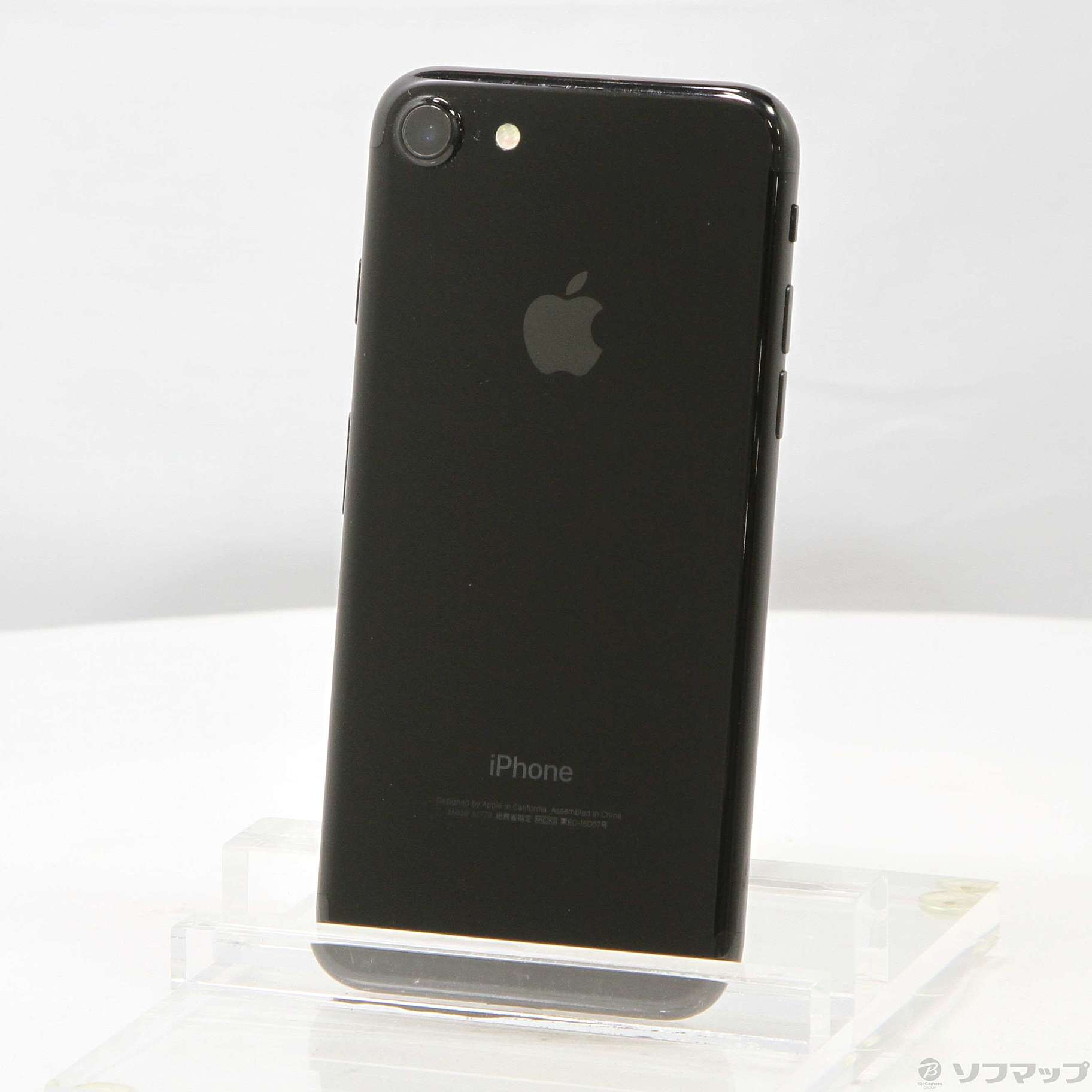 中古】iPhone7 256GB ジェットブラック MNCV2J／A SIMフリー