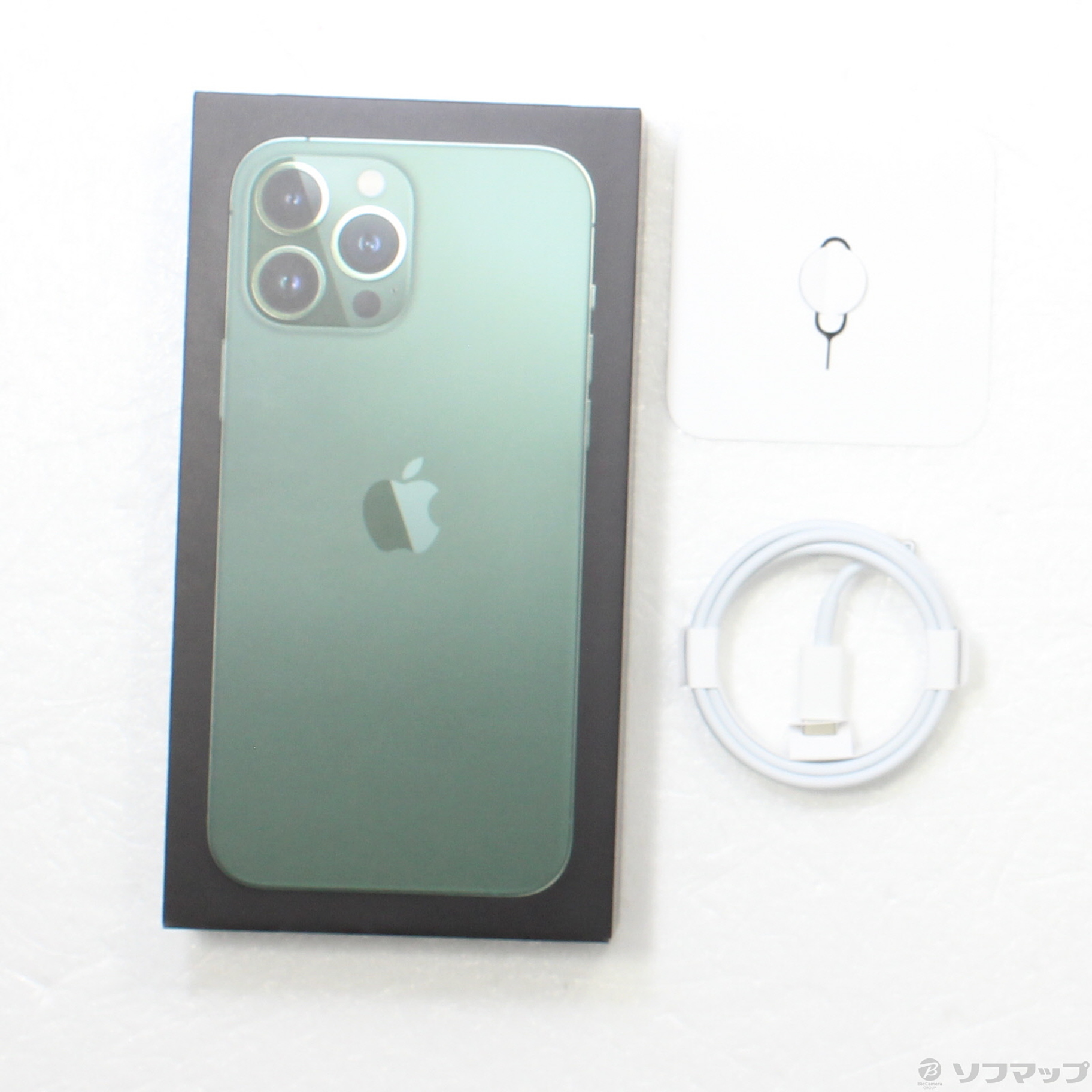 中古】iPhone13 Pro Max 1TB アルパイングリーン MNCX3J／A SIMフリー