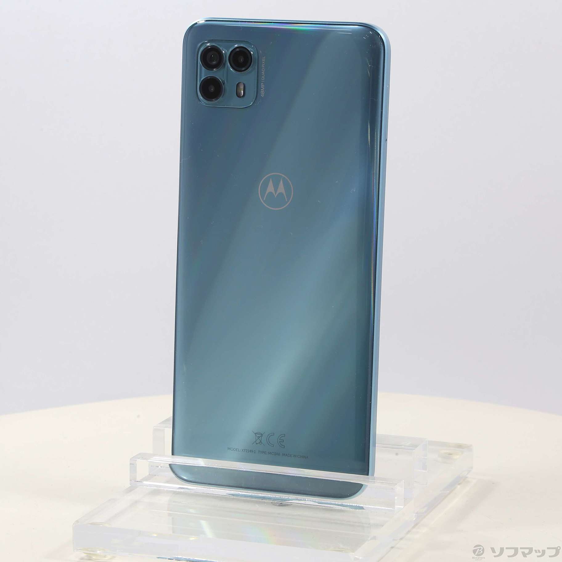 中古】moto g50 5G 128GB テンダーグリーン PAR70001JP SIMフリー 