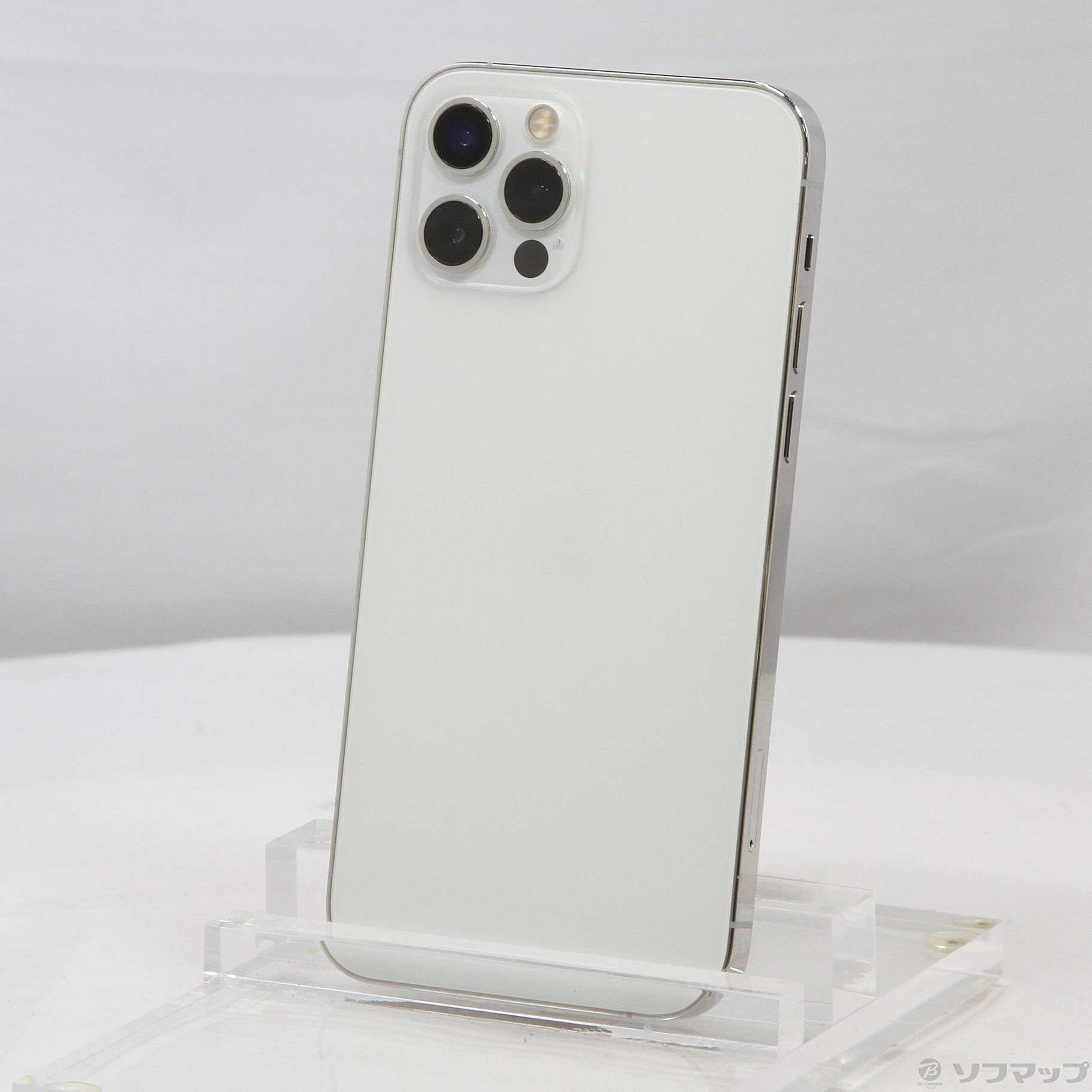 (中古)Apple iPhone12 Pro 128GB シルバー MGM63J/A SIMフリー(252-ud)