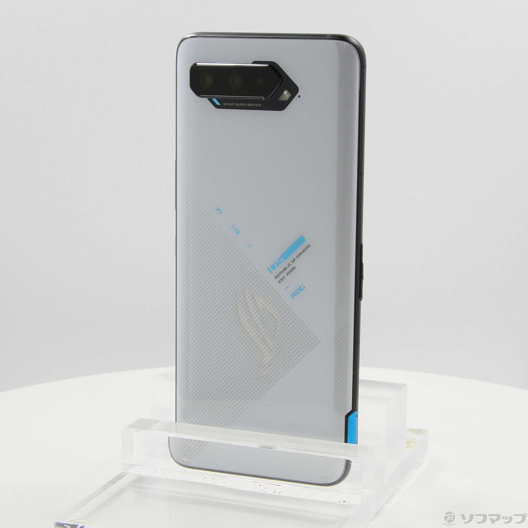 中古】ROG Phone 5 256GB ストームホワイト ZS673KS-WH256R16 SIMフリー [2133043878249] -  リコレ！|ビックカメラグループ ソフマップの中古通販サイト