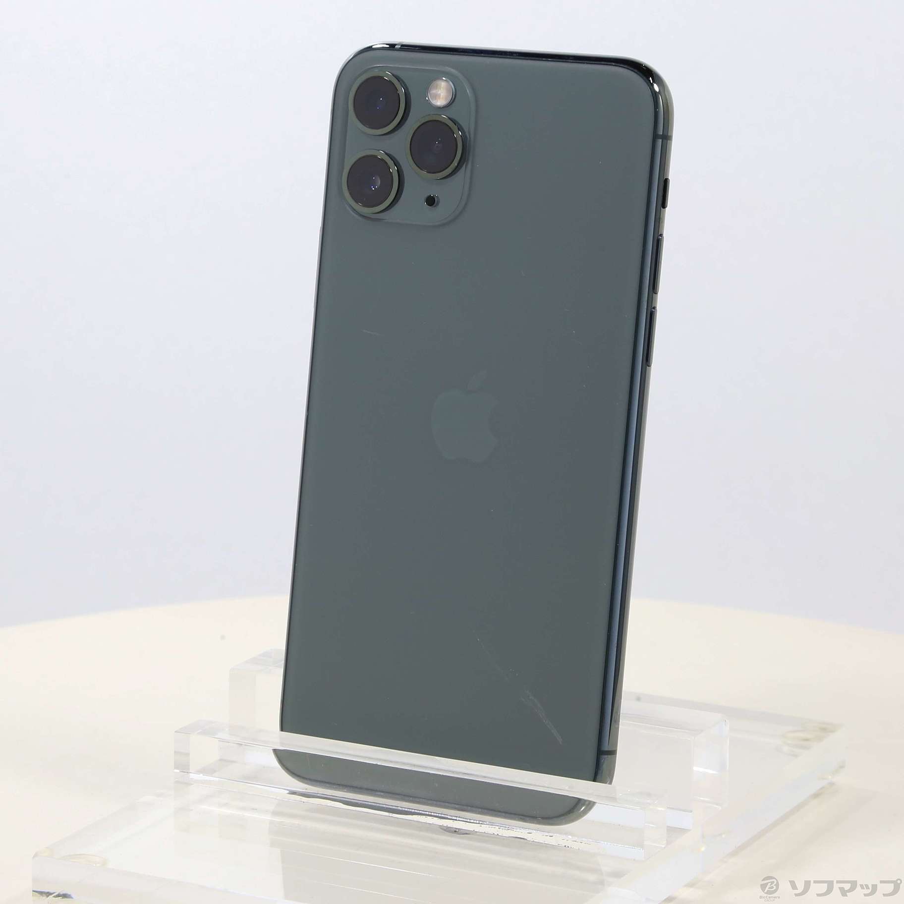 中古】iPhone11 Pro 256GB ミッドナイトグリーン MWCC2J／A SIMフリー