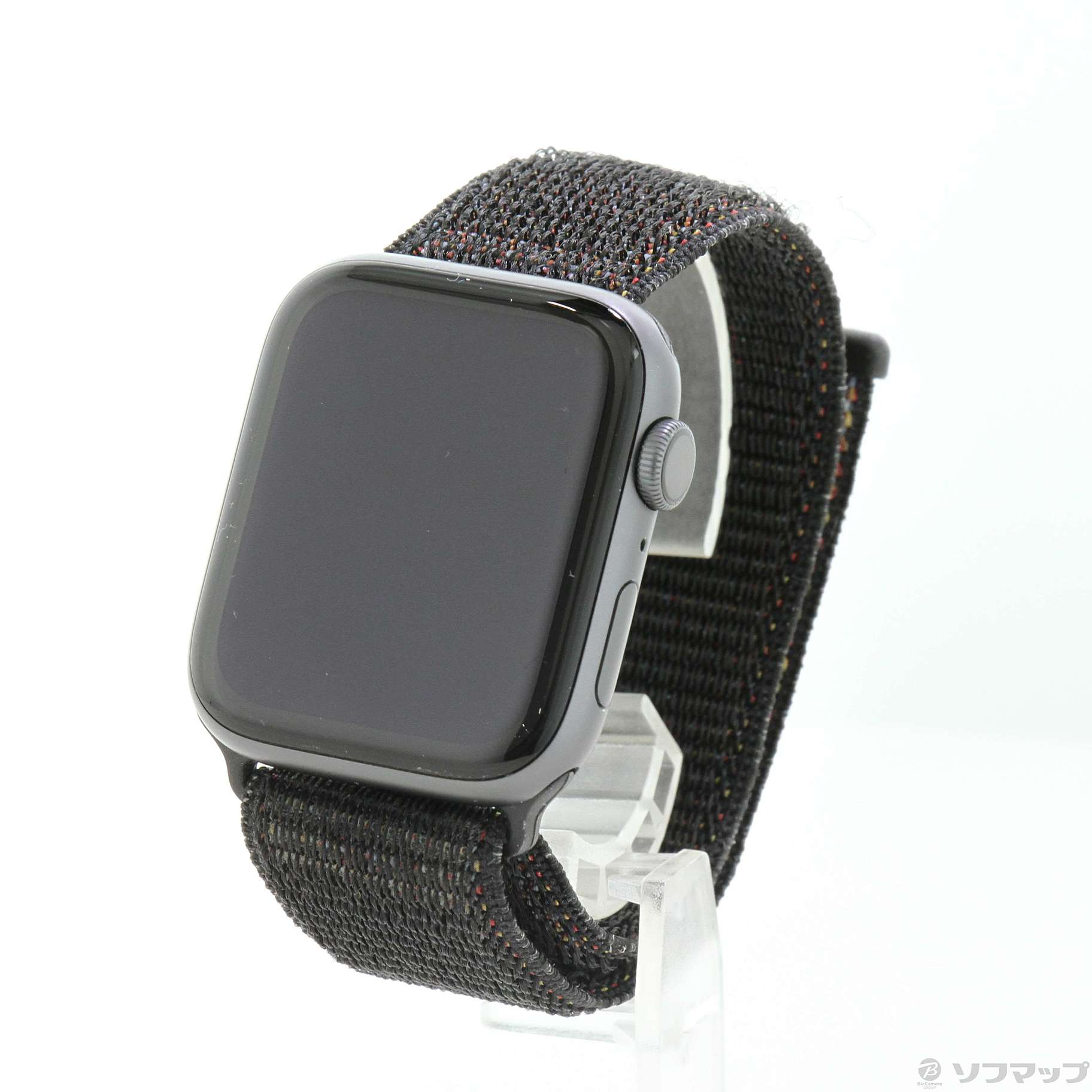 Apple Watch SE 44mmスペースグレイアルミニウムケースとブラッ… www