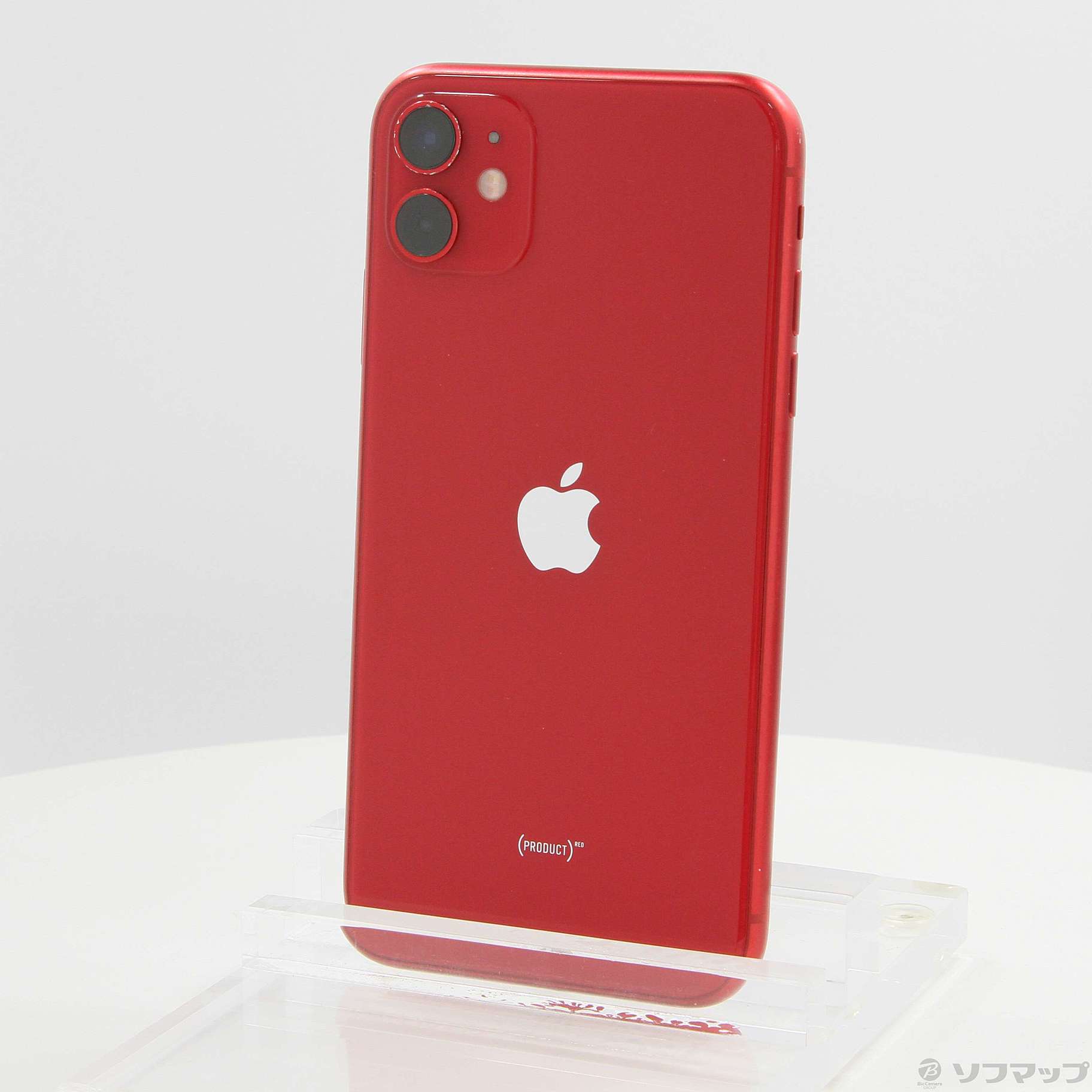 中古】iPhone11 256GB プロダクトレッド MWM92J／A SIMフリー