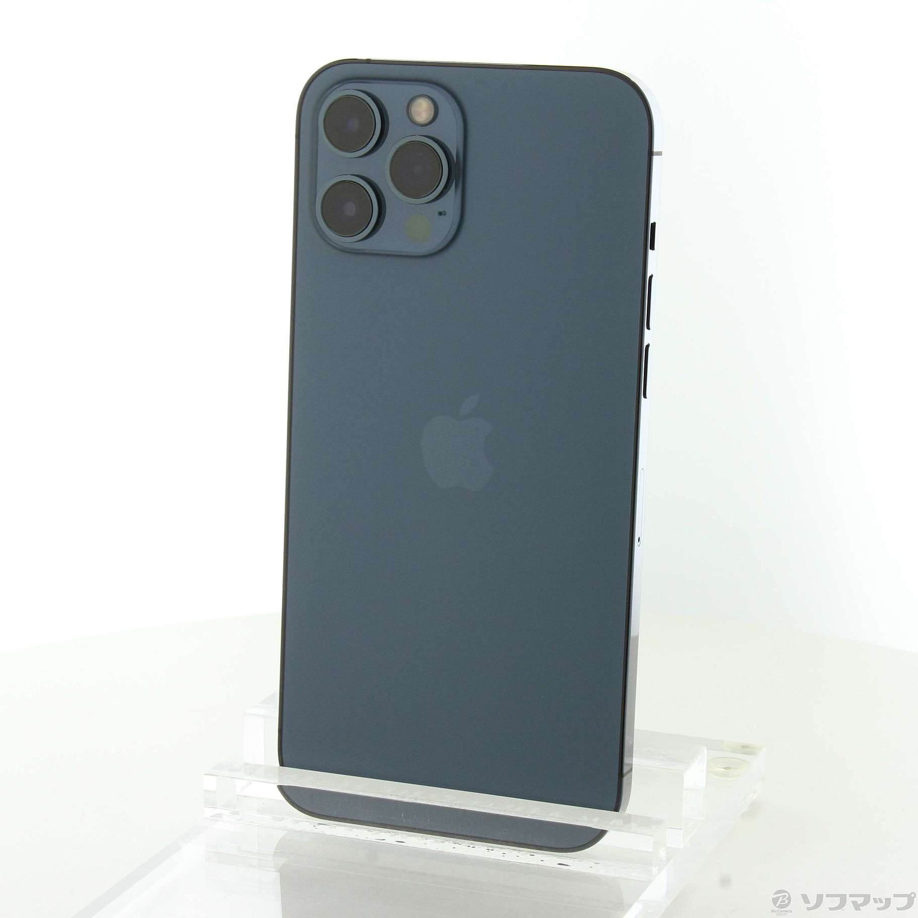 中古】iPhone12 Pro Max 128GB パシフィックブルー MGCX3J／A SIM