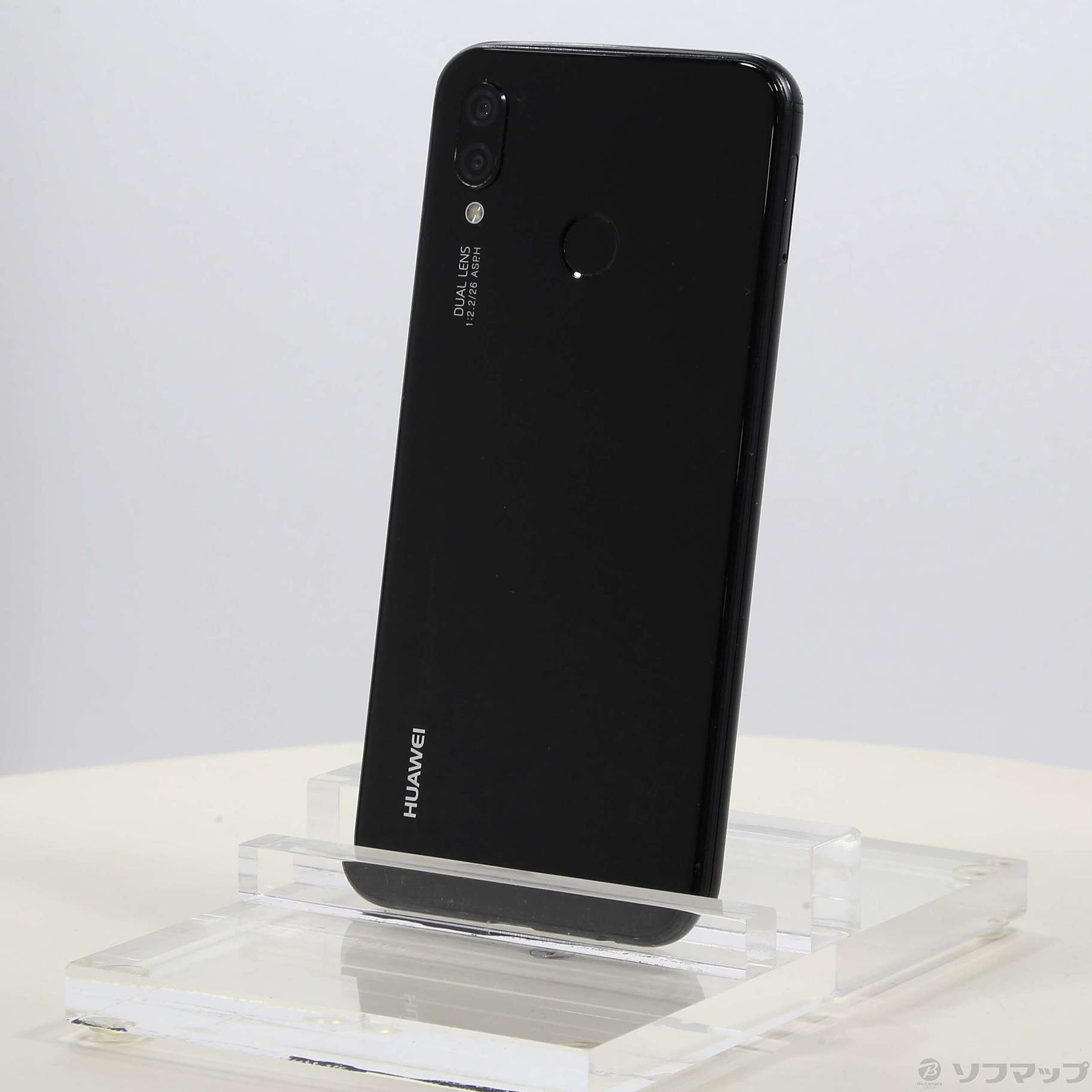 中古】HUAWEI P20 lite 32GB ミッドナイトブラック ANE-LX2J SIMフリー