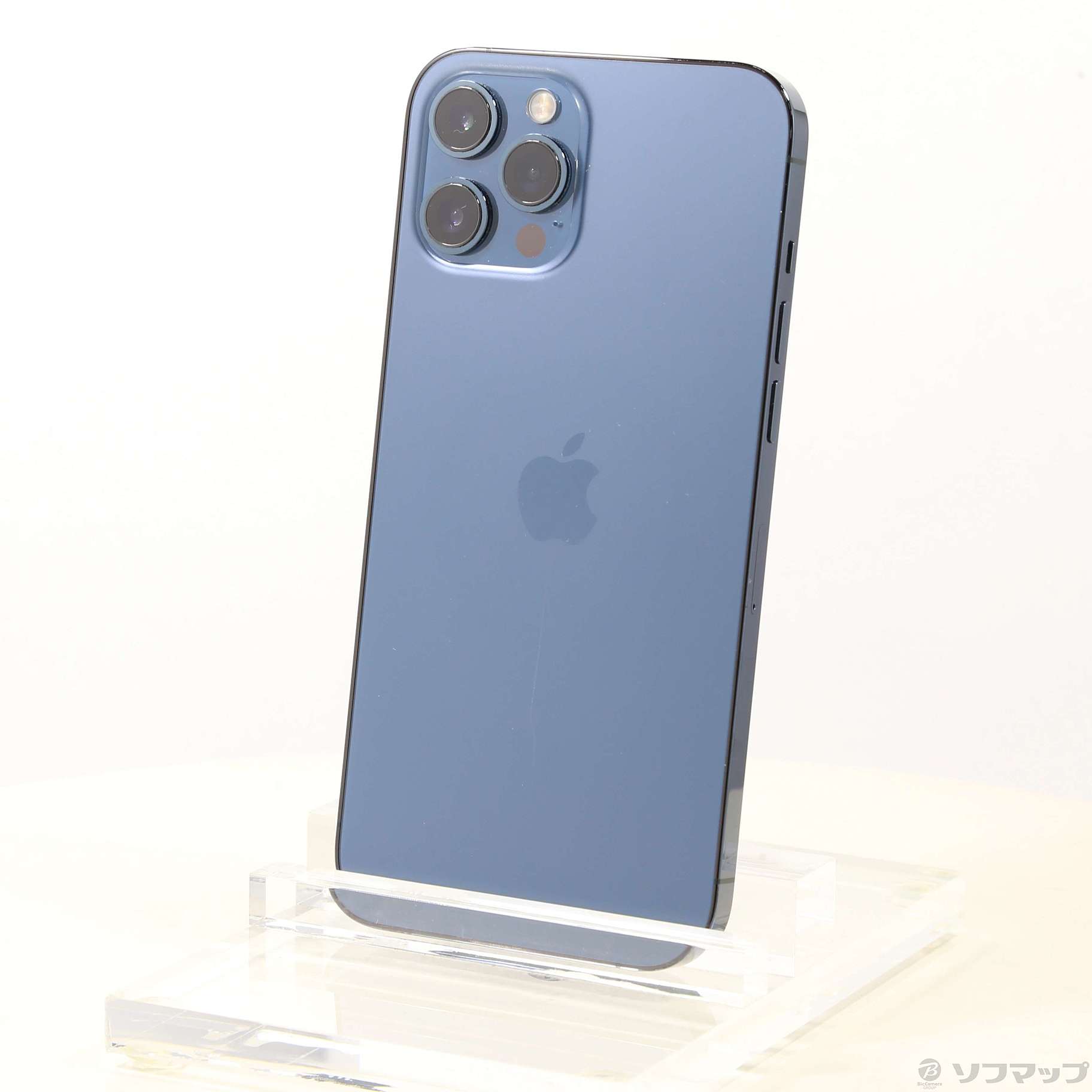 中古】iPhone12 Pro Max 128GB パシフィックブルー MGCX3J／A SIM