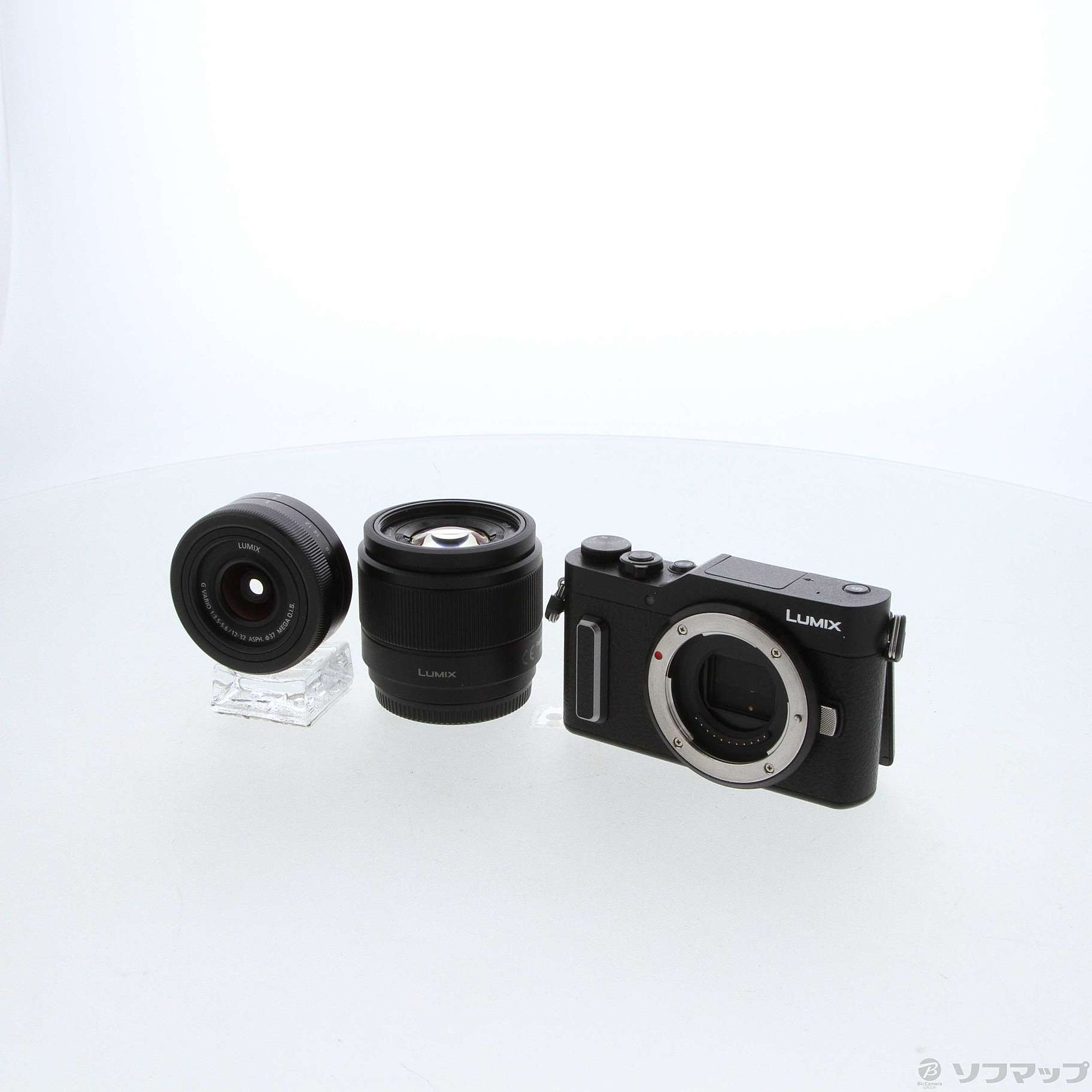 中古】LUMIX DC-GF10W-K ダブルレンズキット (ブラック