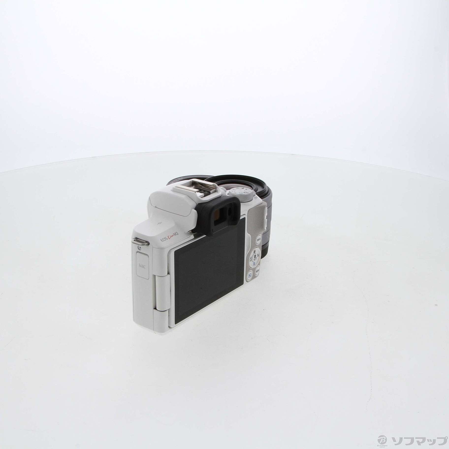 中古】EOS Kiss M2 ダブルレンズキット ホワイト [2133043908441