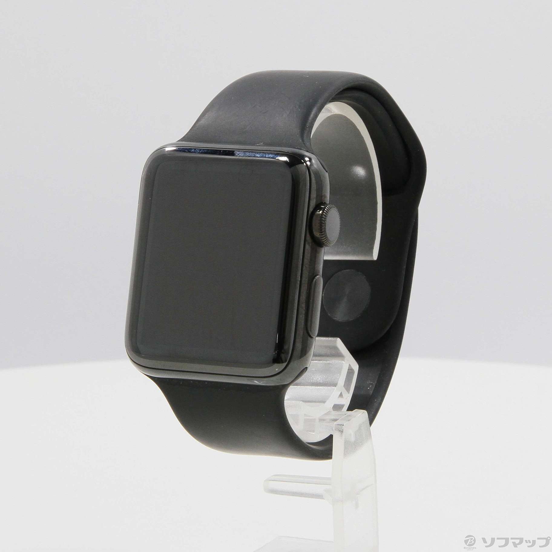 Apple Watch series2 42mm ブラックステンレススチール www