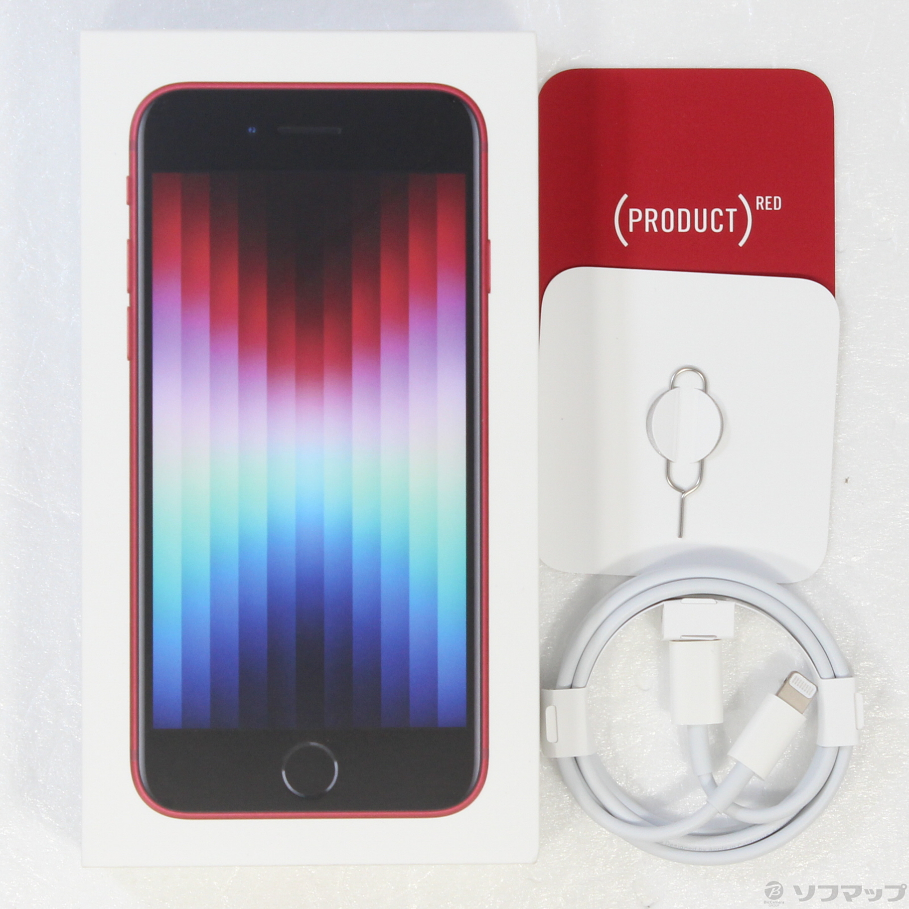 中古】iPhone SE 第3世代 128GB プロダクトレッド MMYH3J／A SIMフリー ...