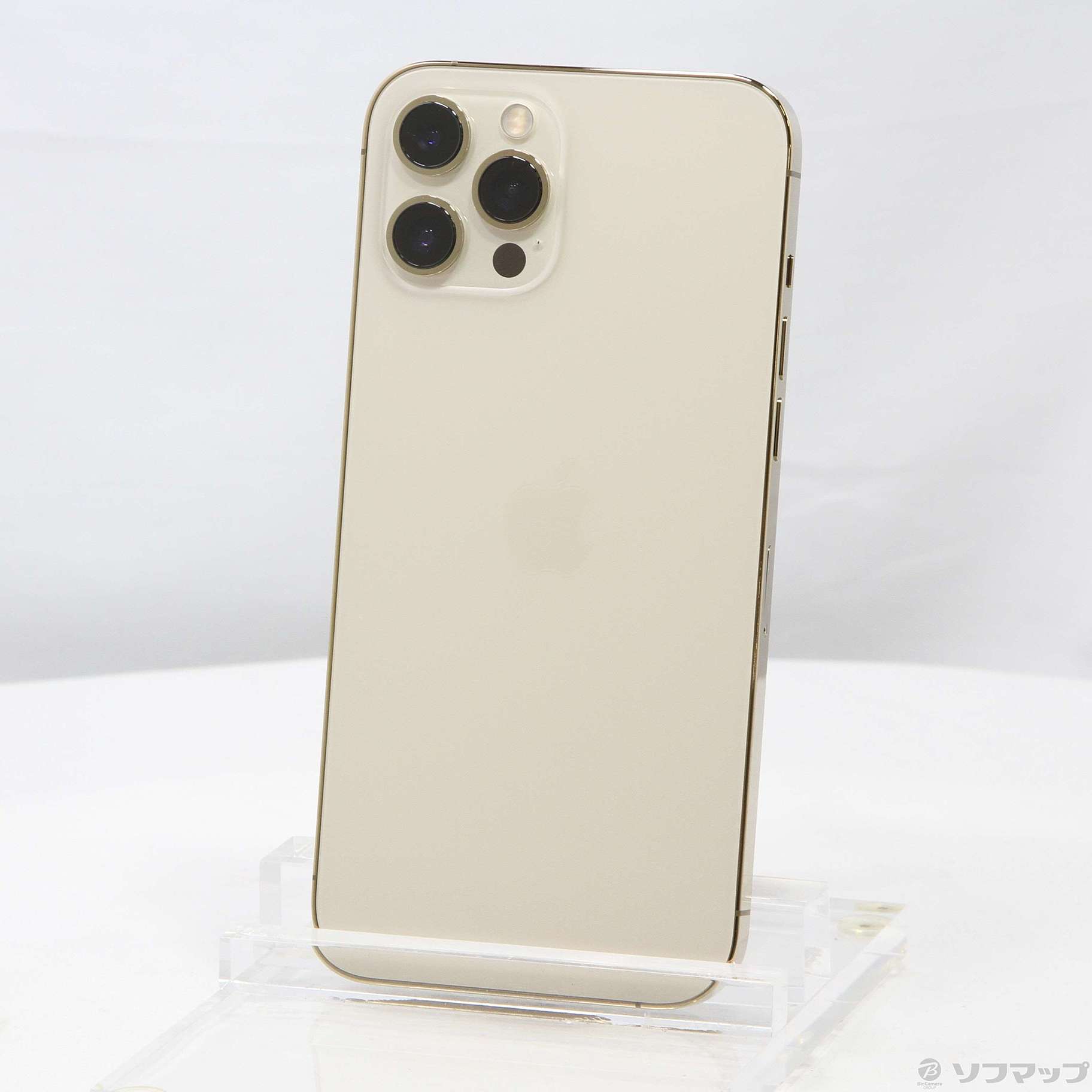 中古】iPhone12 Pro Max 128GB ゴールド NGCW3J／A SIMフリー ◇01/02