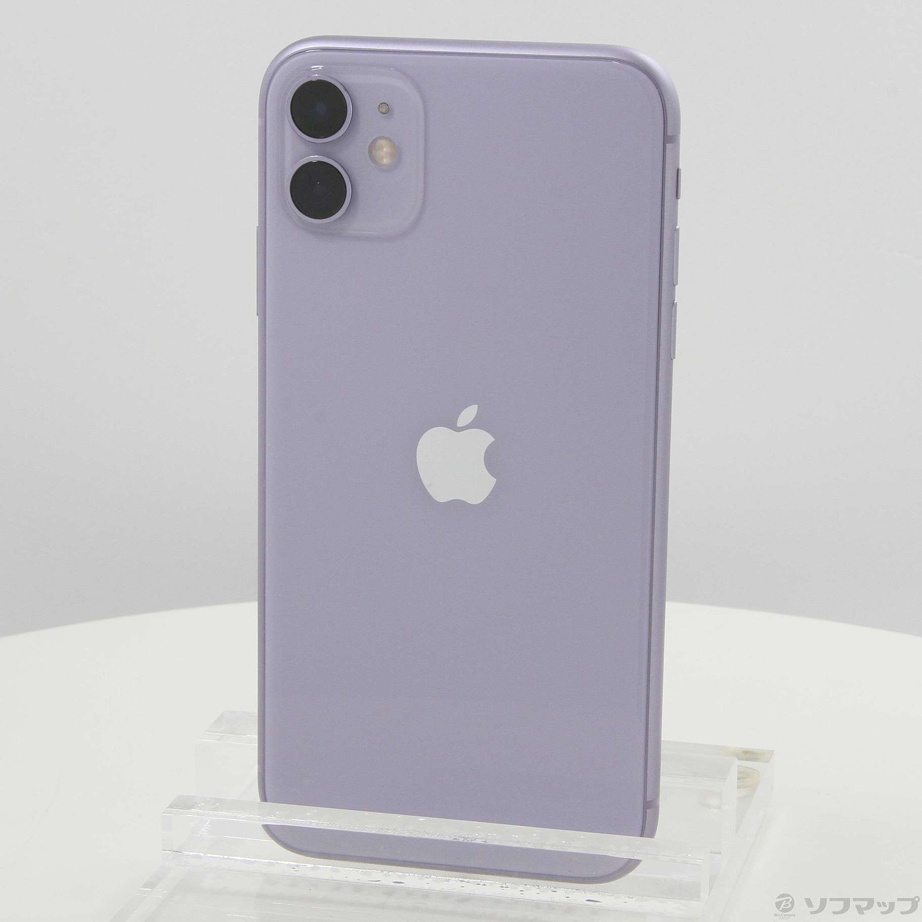 中古】iPhone11 64GB パープル MWLX2J／A SIMフリー