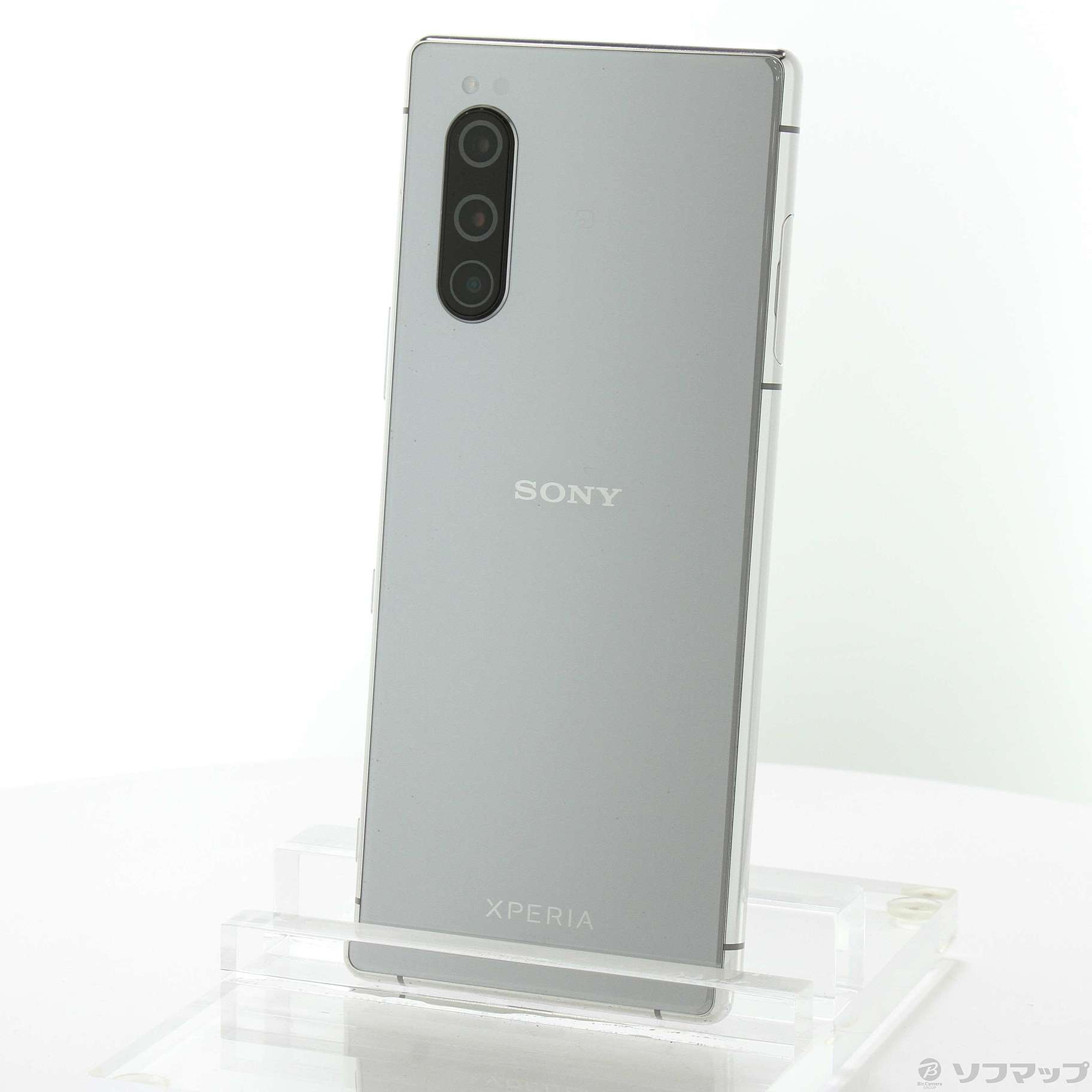 Xperia 5 グレー 64 GB au sov41 simフリー - 携帯電話