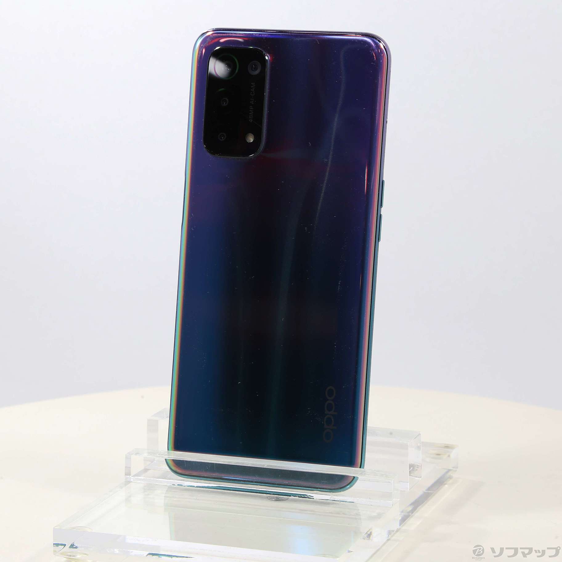 中古】OPPO A54 5G 64GB ファンタスティックパープル OPG02 auロック