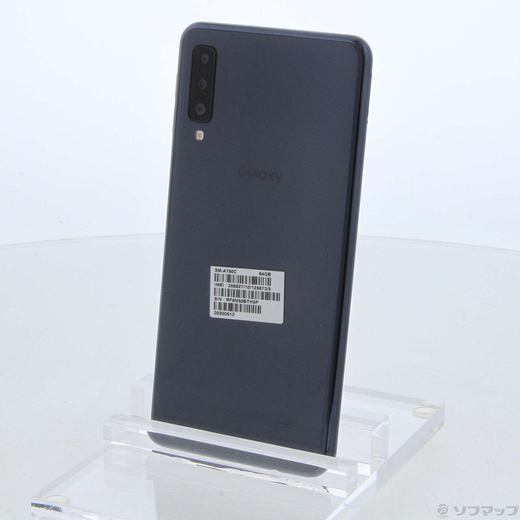 中古】GALAXY A7 64GB ブラック SM-A750C SIMフリー [2133043935058