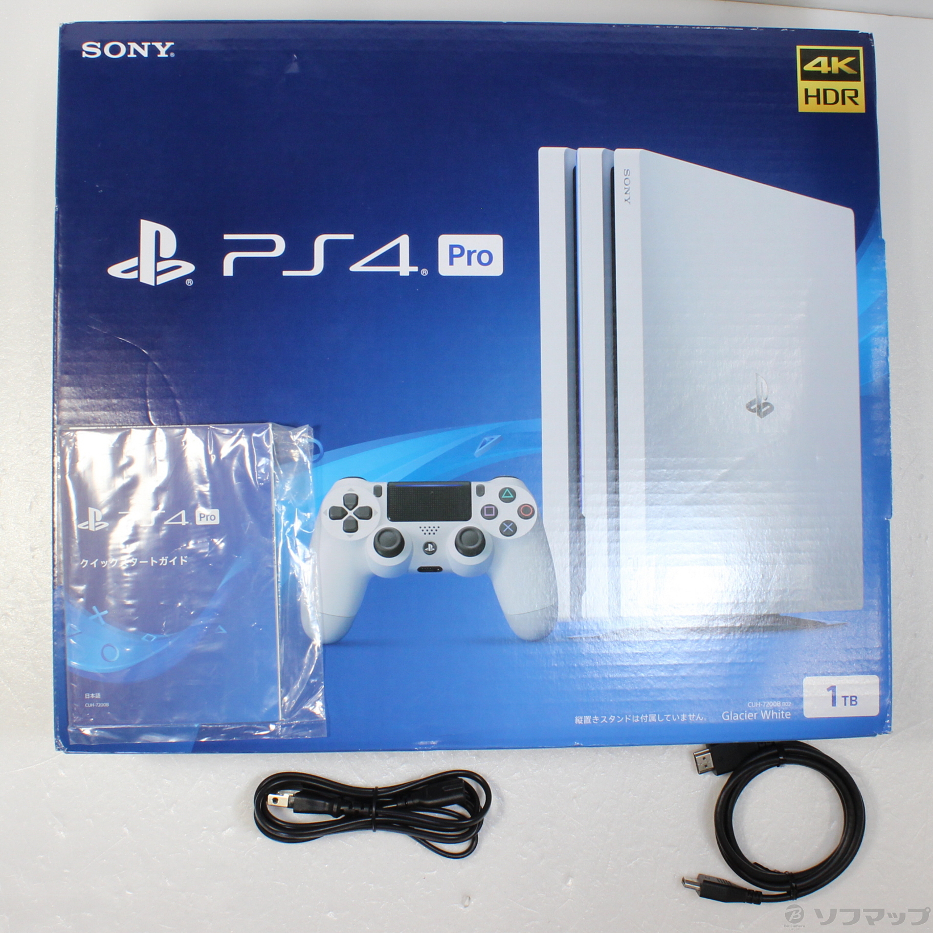 (PS4本体) PlayStation4 Pro グレイシャー・ホワイト 1TB