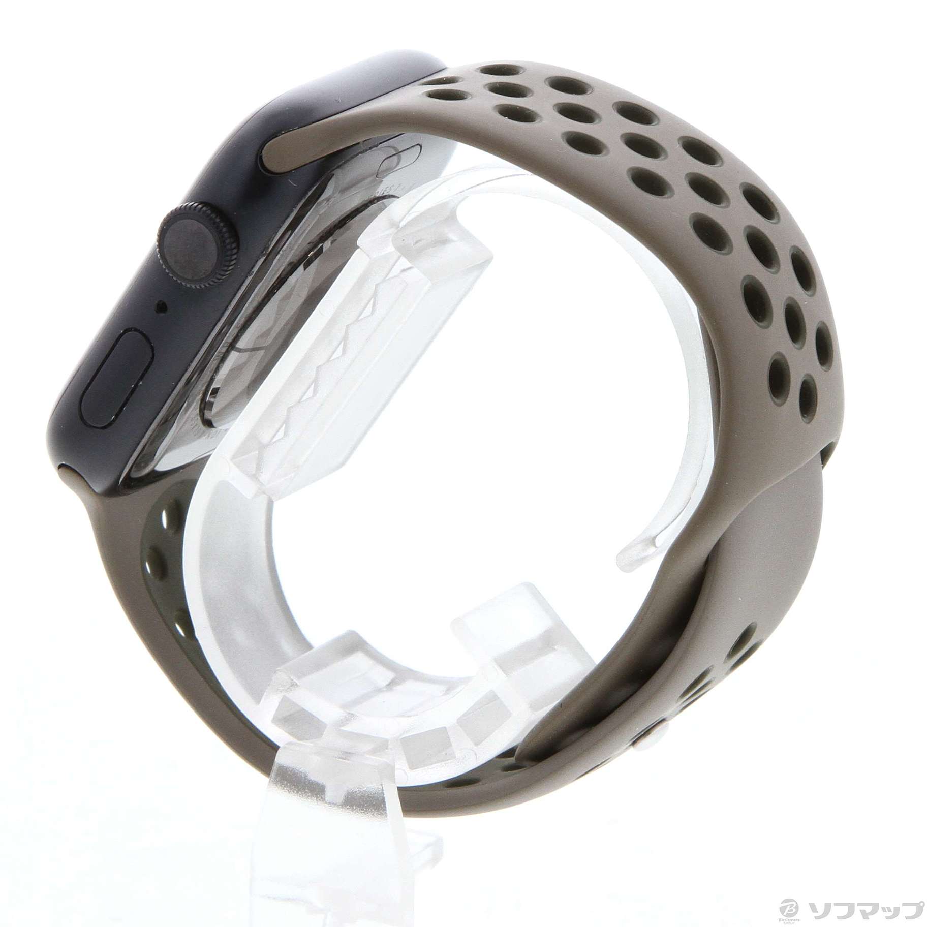Apple Watch Series 7 Nike GPS 45mm ミッドナイトアルミニウムケース オリーブグレー／カーゴカーキNikeスポーツバンド