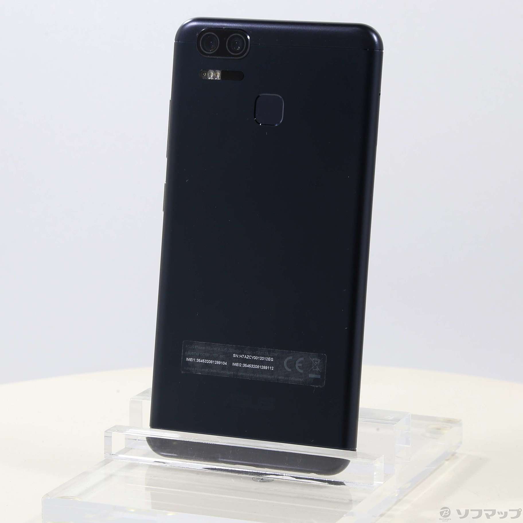 Zenfone Zoom S ZE553KL ブラック