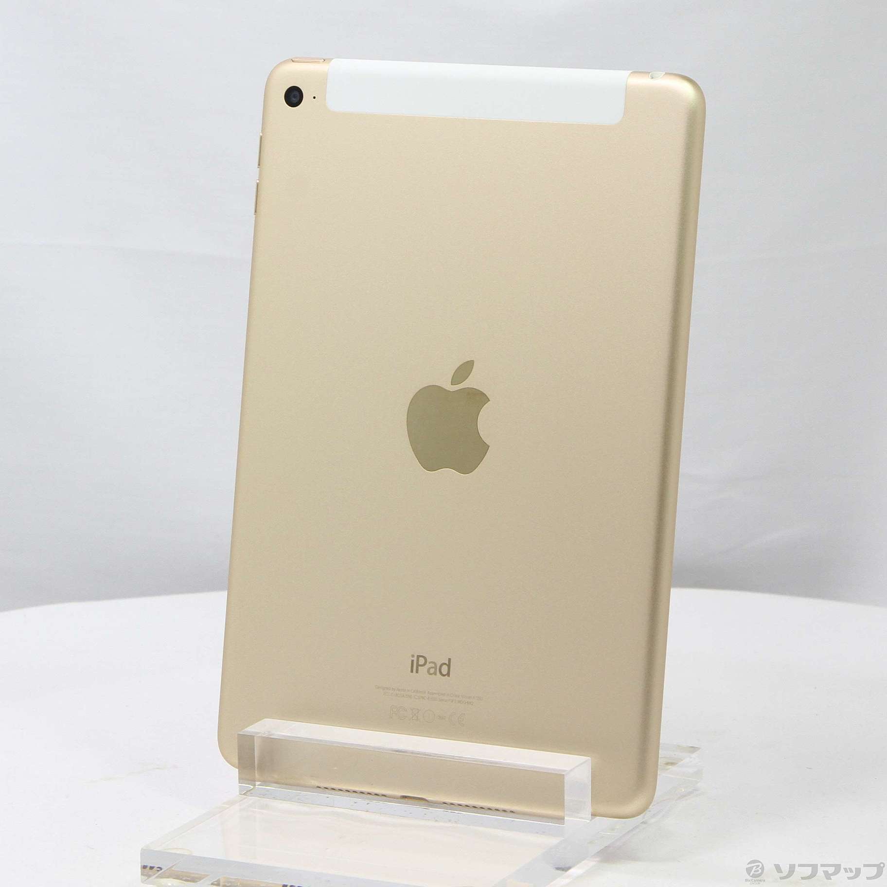 中古】iPad mini 4 128GB ゴールド MK782J／A docomoロック解除SIM