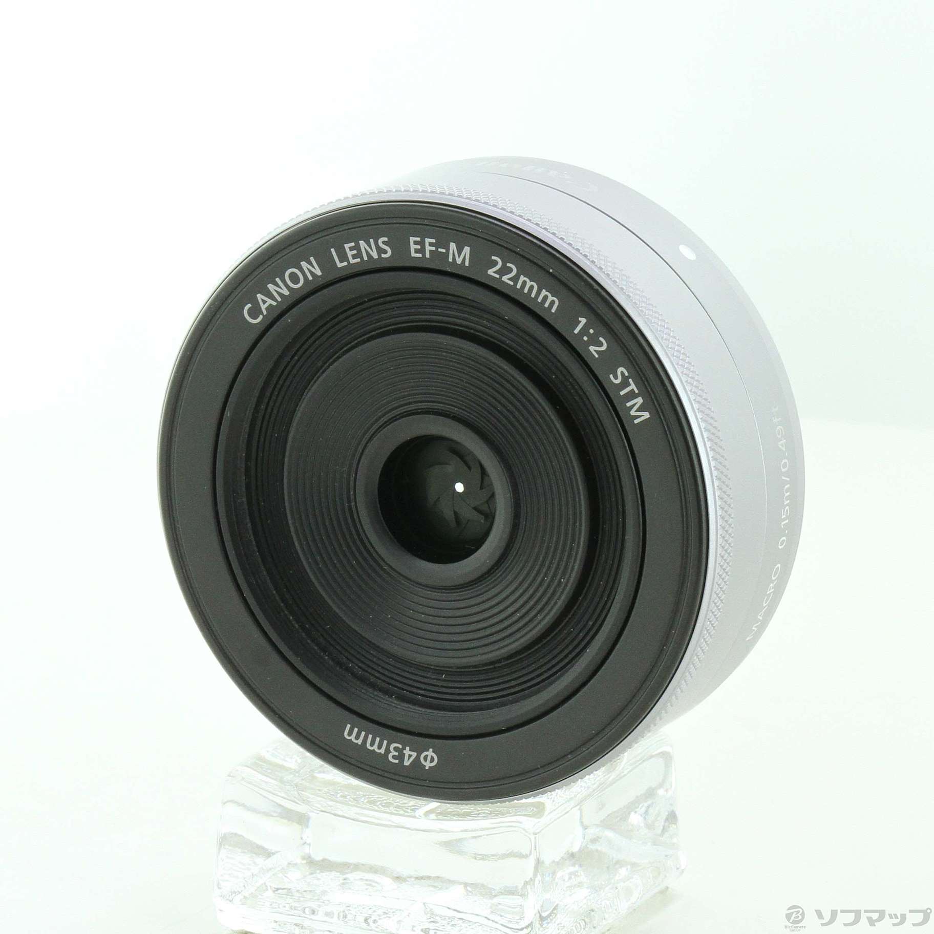 中古】〔展示品〕 EF-M 22mm F2 STM シルバー (レンズ)(CANON M