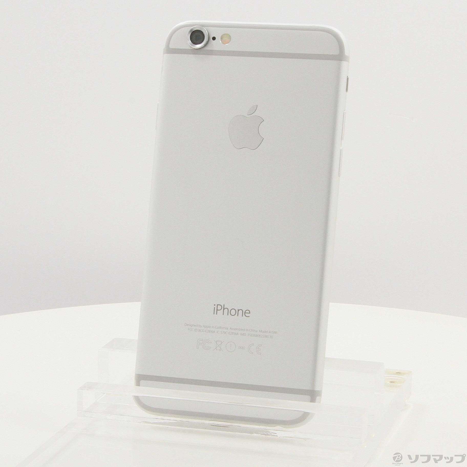 iPhone6 128GB シルバー MG4C2J／A SoftBank