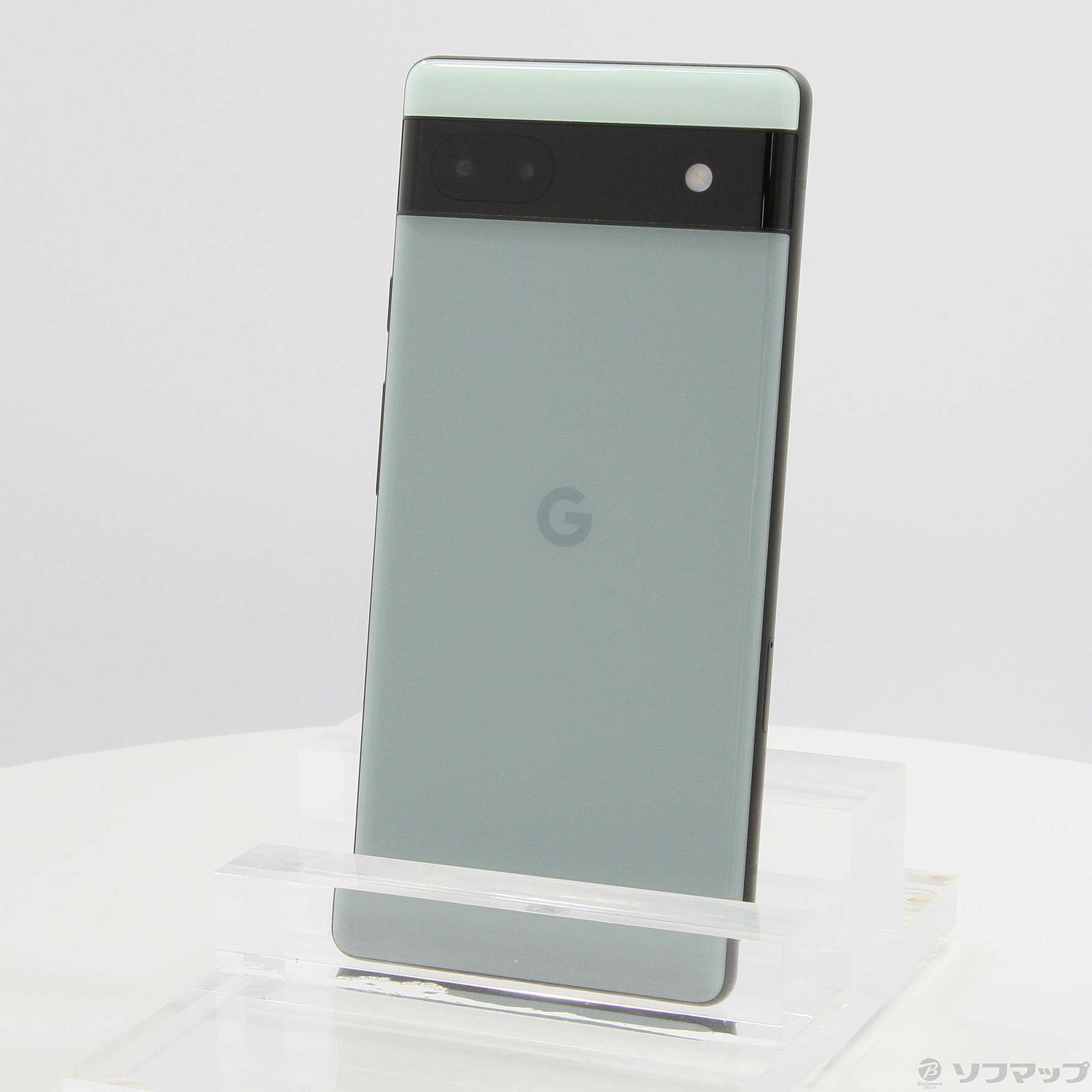 中古】Google Pixel 6a 128GB セージ GB17L auロック解除SIMフリー