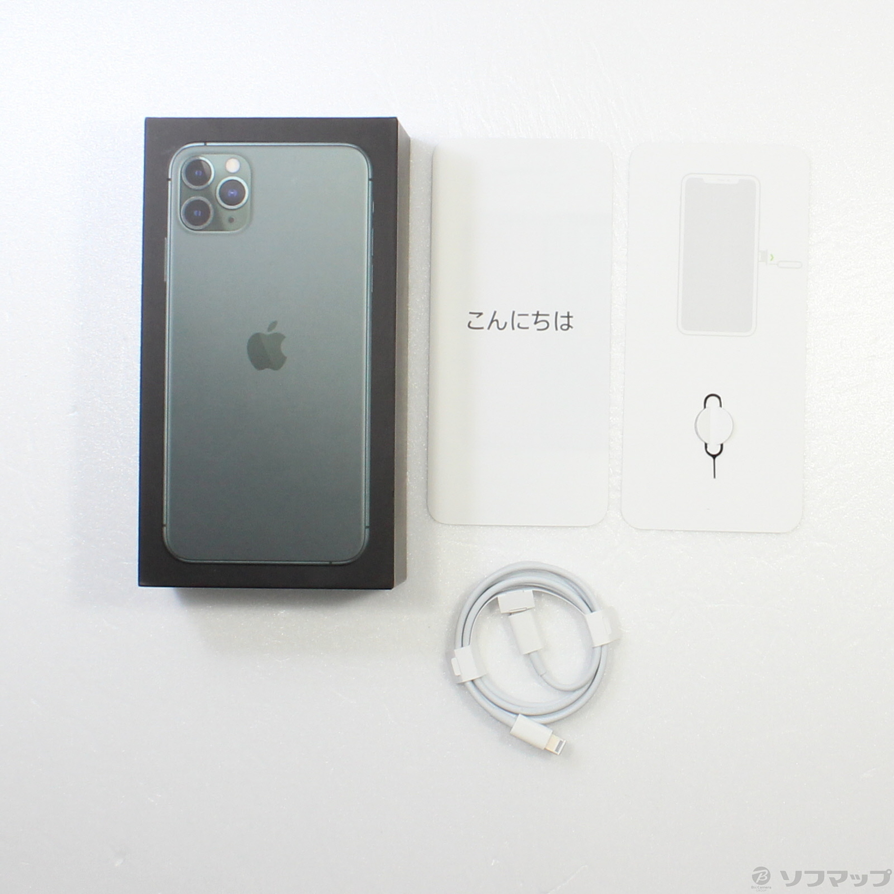 中古】iPhone11 Pro Max 64GB ミッドナイトグリーン MWHH2J／A SIMフリー [2133044009116] -  リコレ！|ビックカメラグループ ソフマップの中古通販サイト