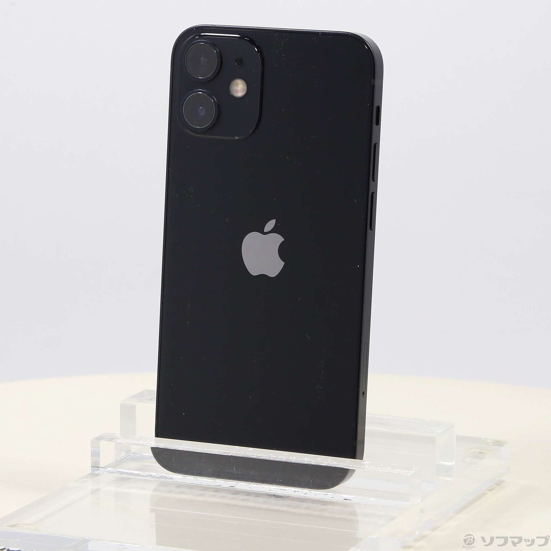 中古】iPhone12 mini 128GB ブラック MGDJ3J／A SIMフリー ◇02/07(火