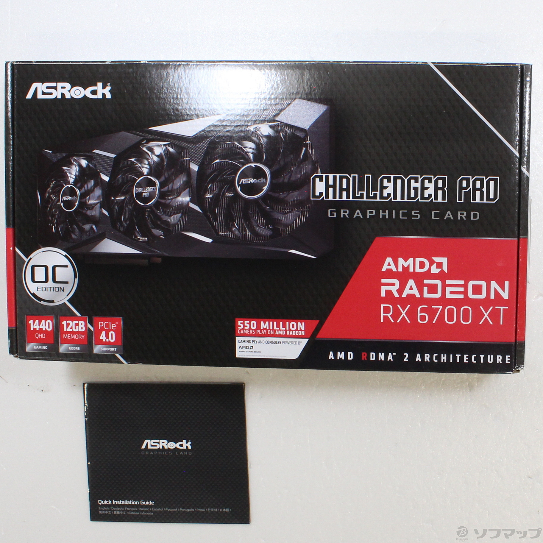 中古】AMD Radeon RX 6700 XT Challenger Pro 12GB OC ◇12/10(土