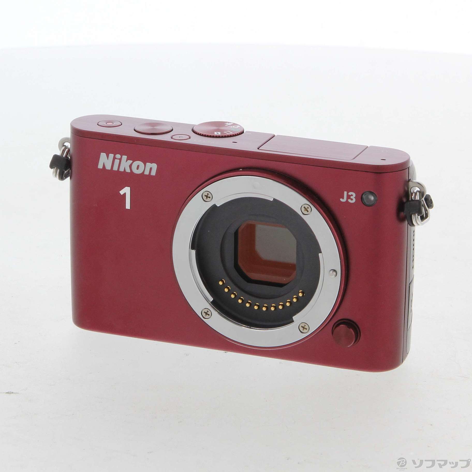 中古】Nikon 1 J3 ボディ レッド [2133044024003] - リコレ
