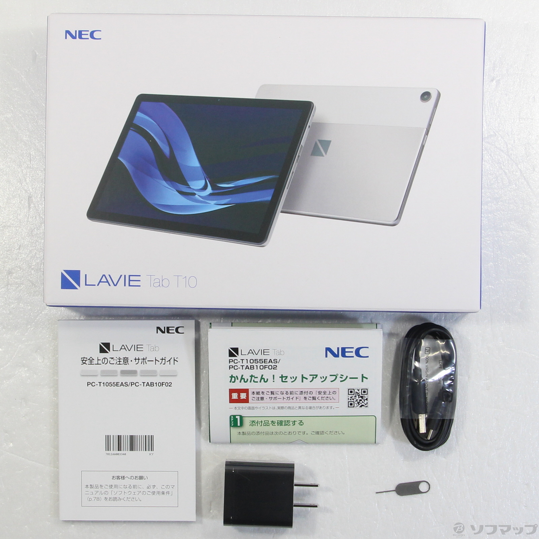 NEC 10.1型ワイド LAVIE Tab T10 PC-T1055EAS