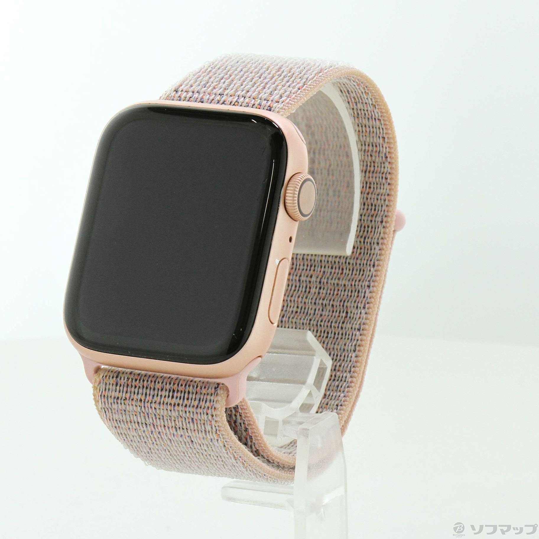 〔中古品〕 Apple Watch Series 4 GPS 44mm ゴールドアルミニウムケース ピンクサンドスポーツループ