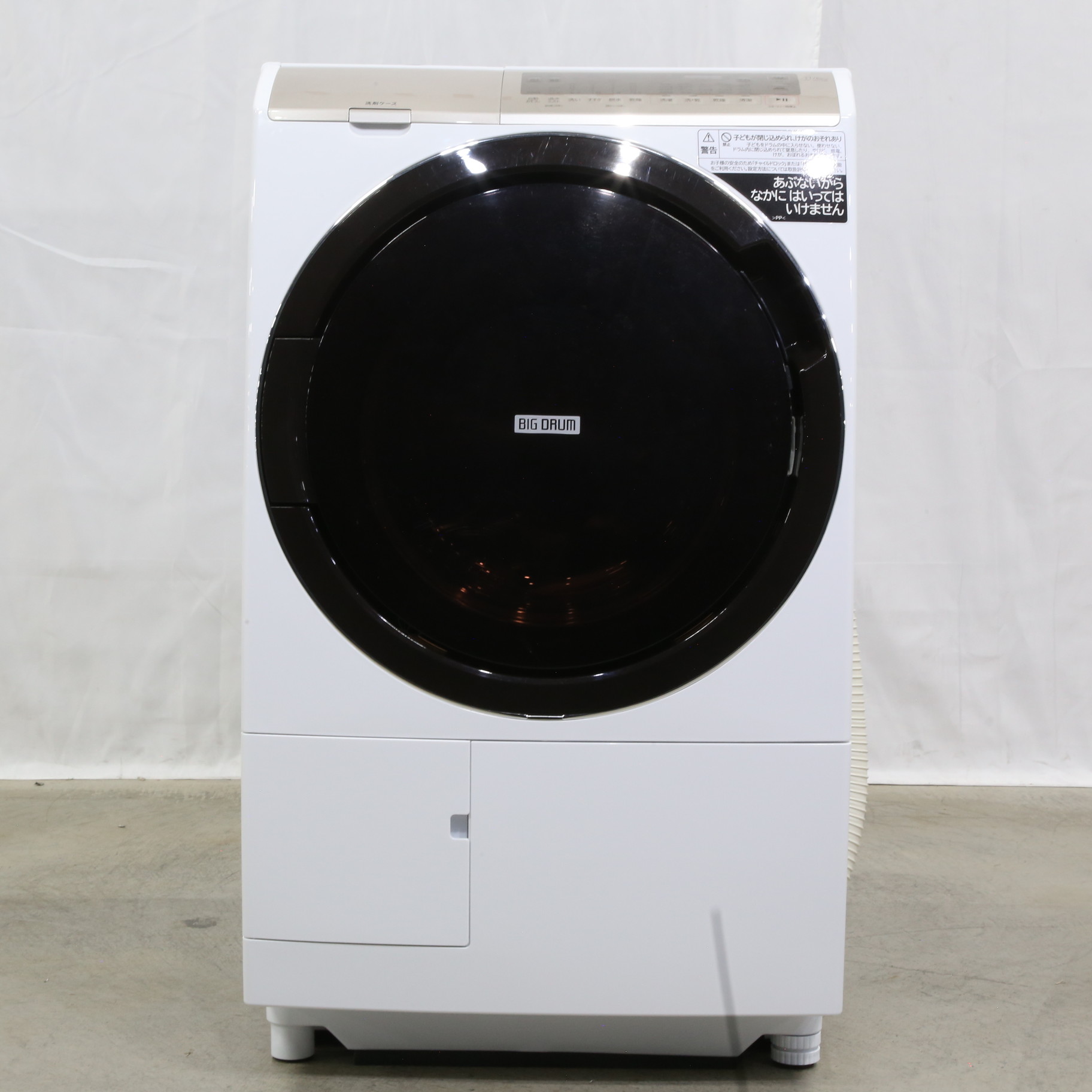 〔展示品〕 ドラム式洗濯乾燥機 BD-SV110GL-W ［洗濯11.0kg ／乾燥6.0kg ／ヒーター乾燥(水冷・除湿タイプ) ／左開き］