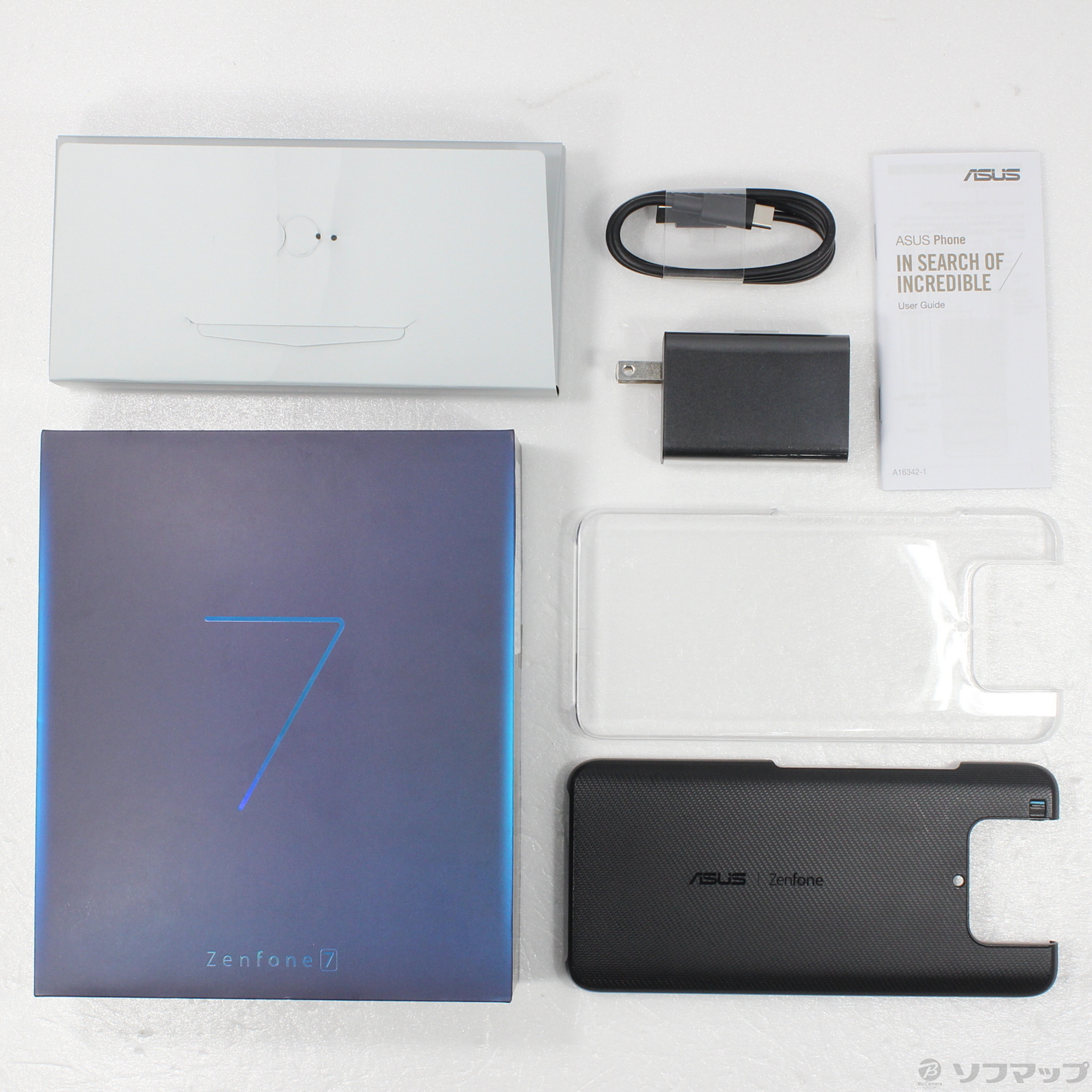 中古】ZenFone 7 128GB オーロラブラック ZS670KS-BK128S8 SIMフリー [2133044080689] -  リコレ！|ビックカメラグループ ソフマップの中古通販サイト