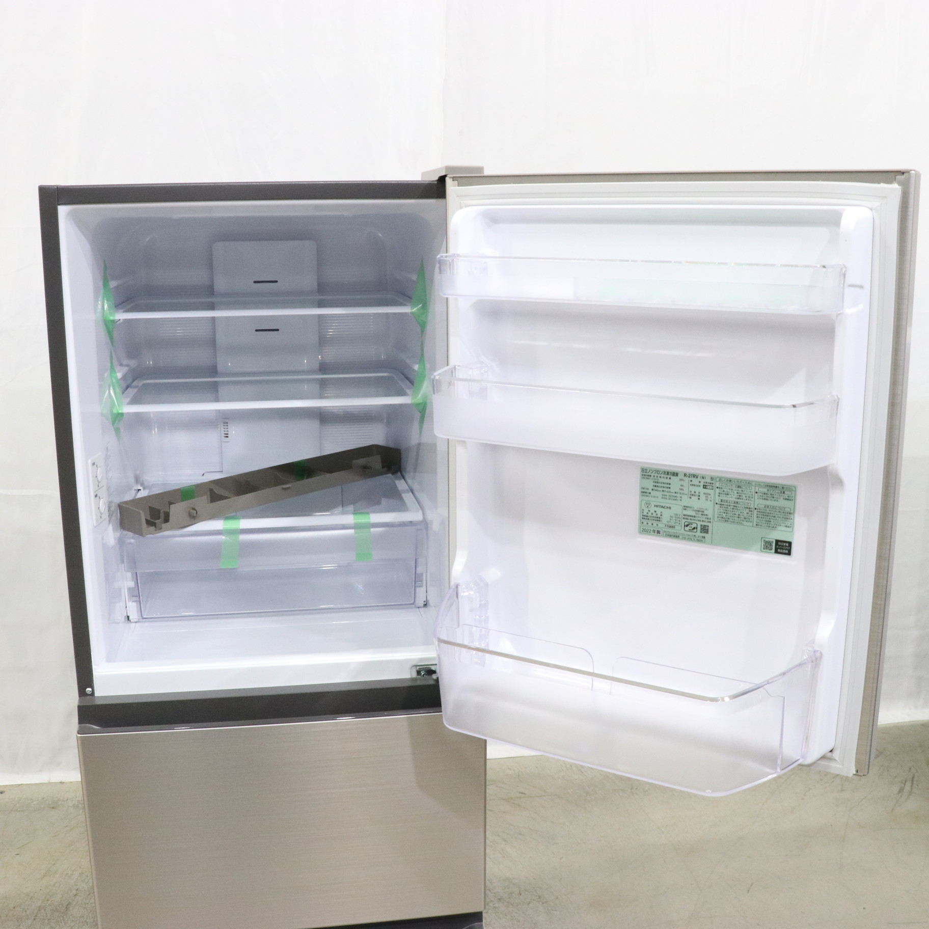 ⭐︎タイプ冷凍冷蔵庫日立 HITACHI 3ドア冷蔵庫  　R-27RV 2022年製