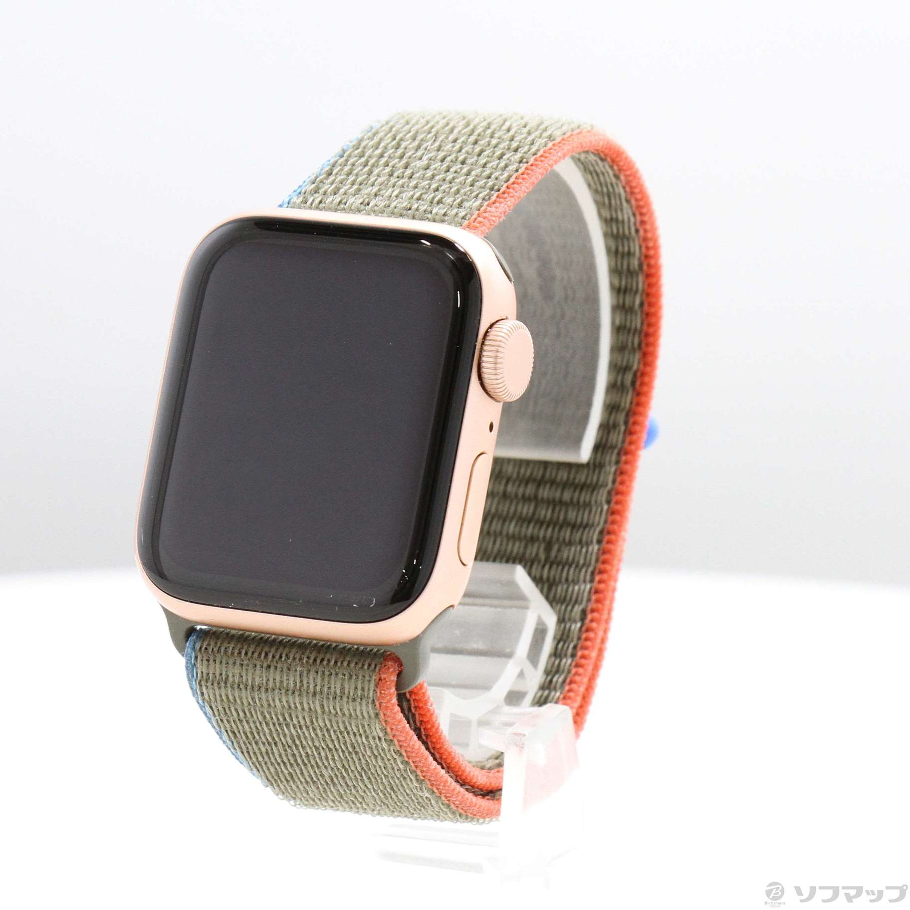 Apple Watch SE 第1世代 GPS 40mm ゴールドアルミニウムケース オリーブスポーツループ