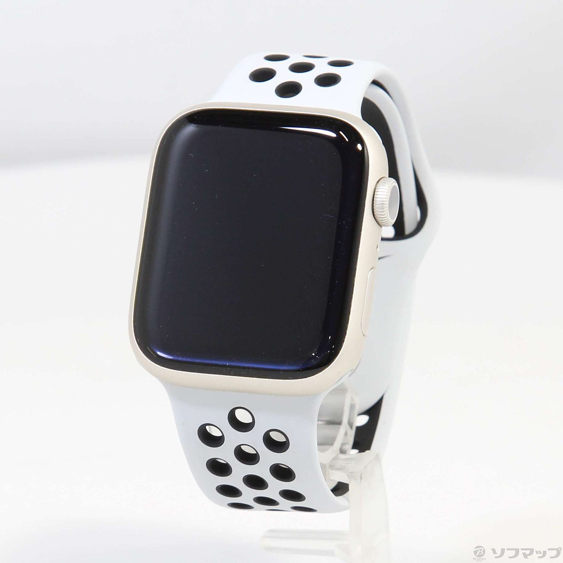 中古】Apple Watch Series 7 Nike GPS 45mm スターライトアルミニウム ...