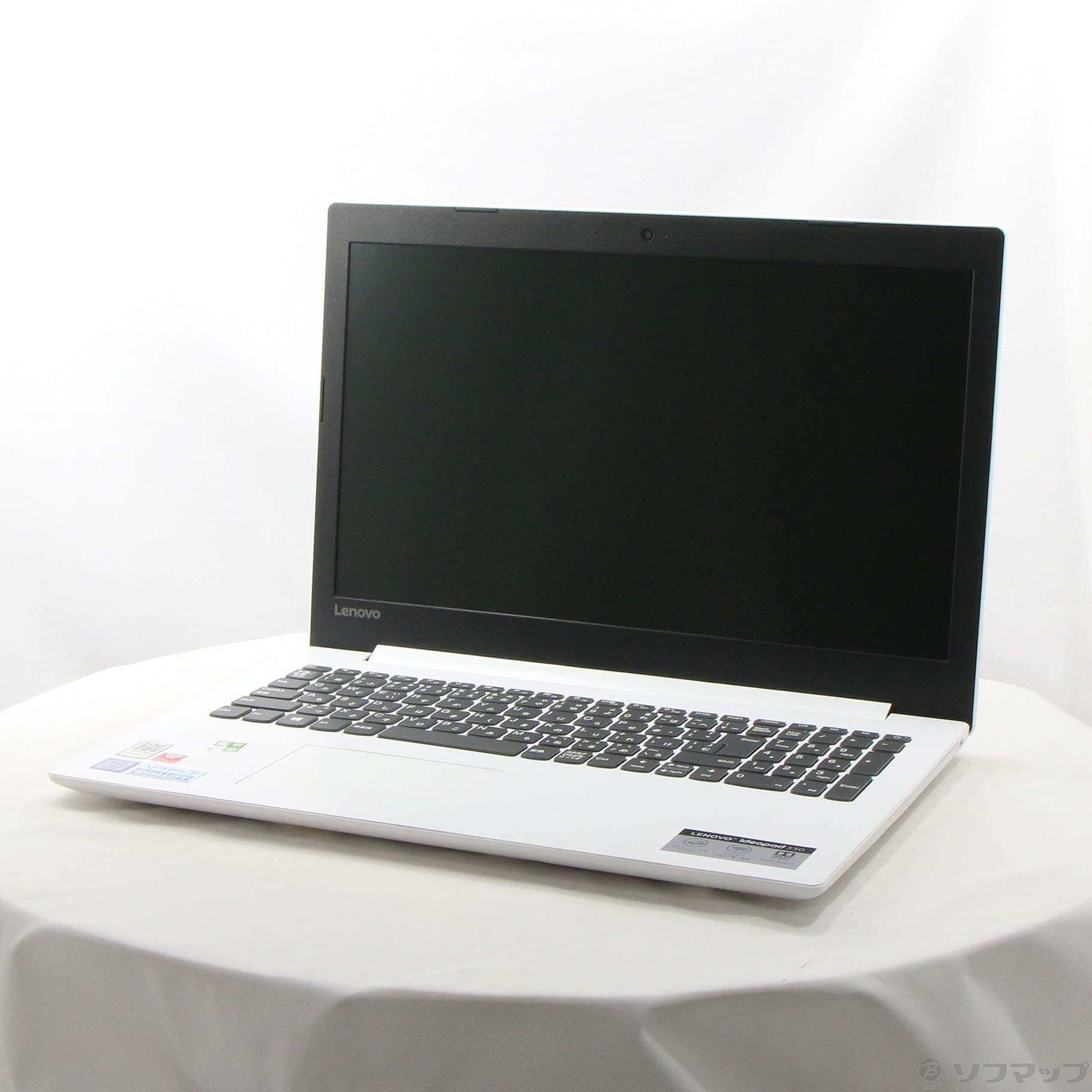 (中古)Lenovo 格安安心パソコン ideapad 330 81DE02PMJP ブリザードホワイト (Windows 10)(258-ud)