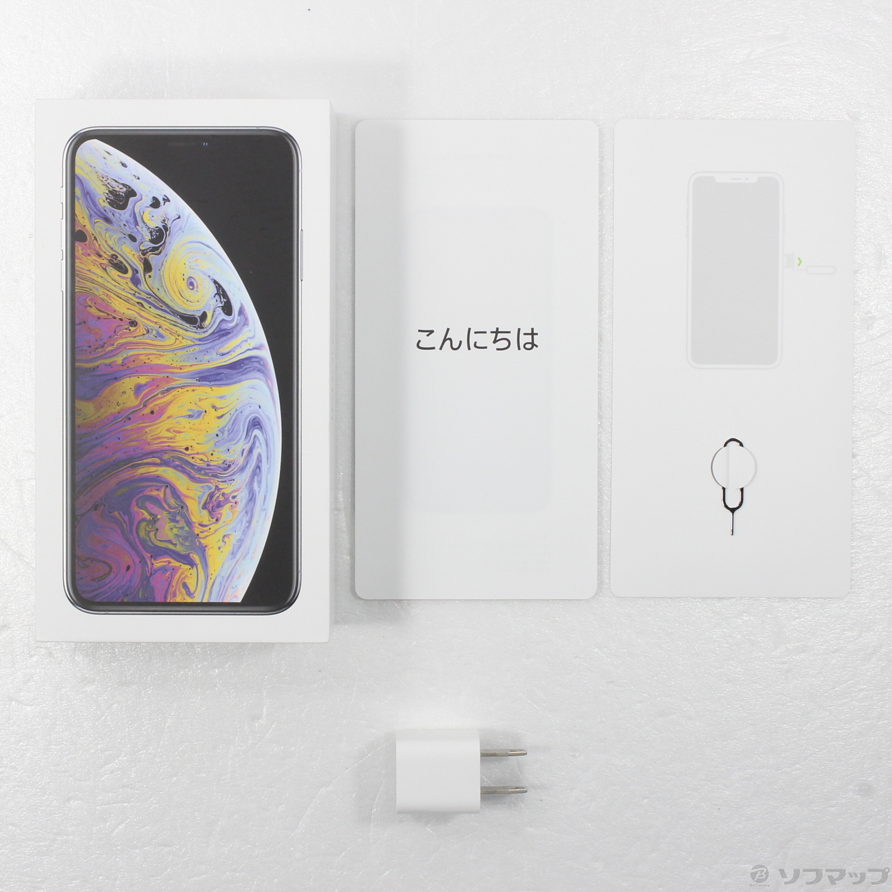 中古】iPhoneXS Max 64GB シルバー MT6R2J／A SIMフリー