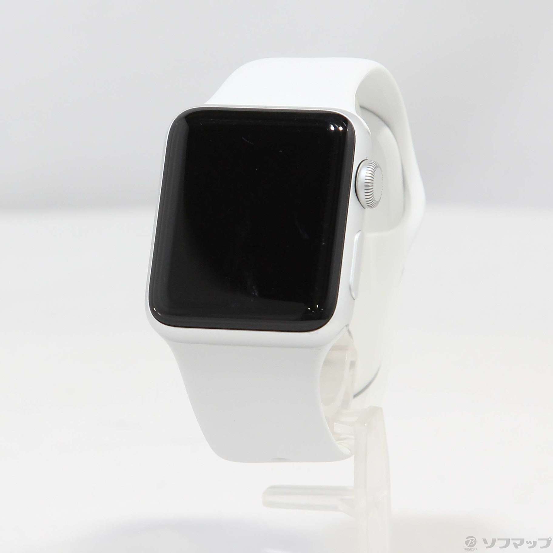 【新作爆買い】アップルウォッチ4 38mm GPS シルバーアルミニウム Apple Watch本体