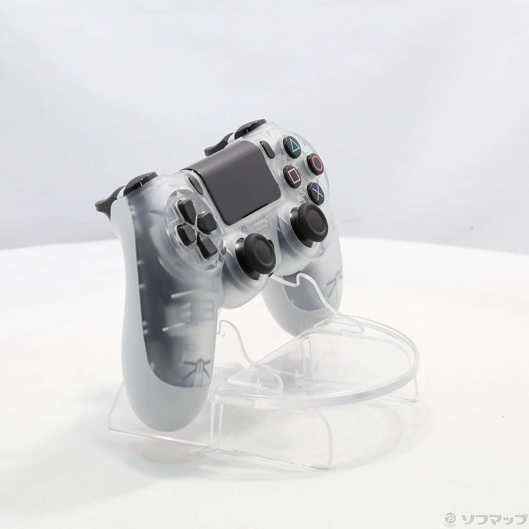 中古】ワイヤレスコントローラー(DUALSHOCK 4) クリスタル 