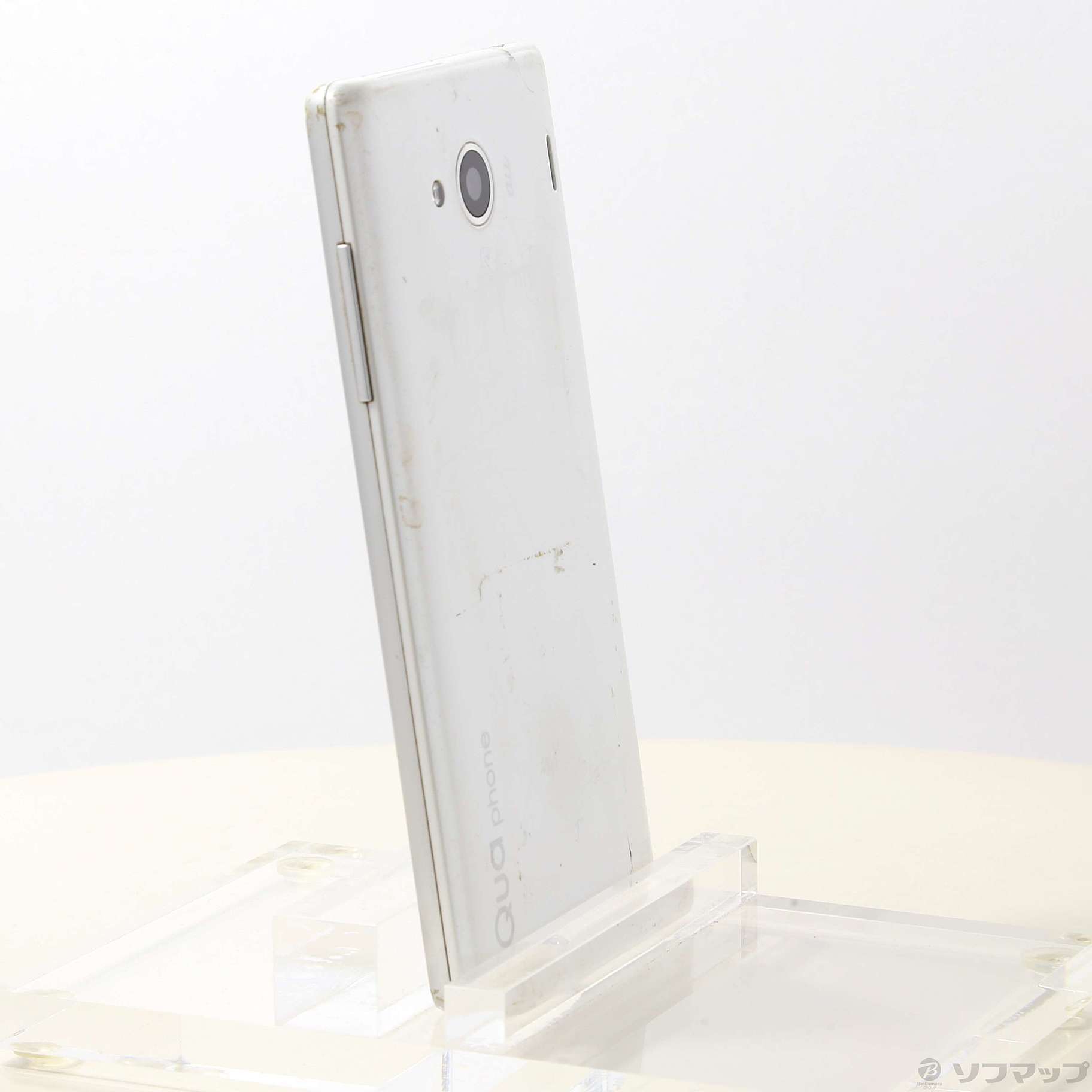 中古】Qua phone QX 16GB ホワイト KYV42 auロック解除SIMフリー