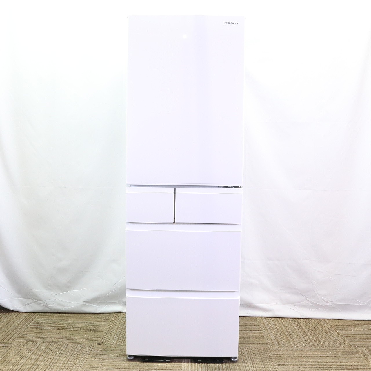 中古】〔展示品〕 冷蔵庫 EXタイプ ハーモニーホワイト NR-E418EX-W 