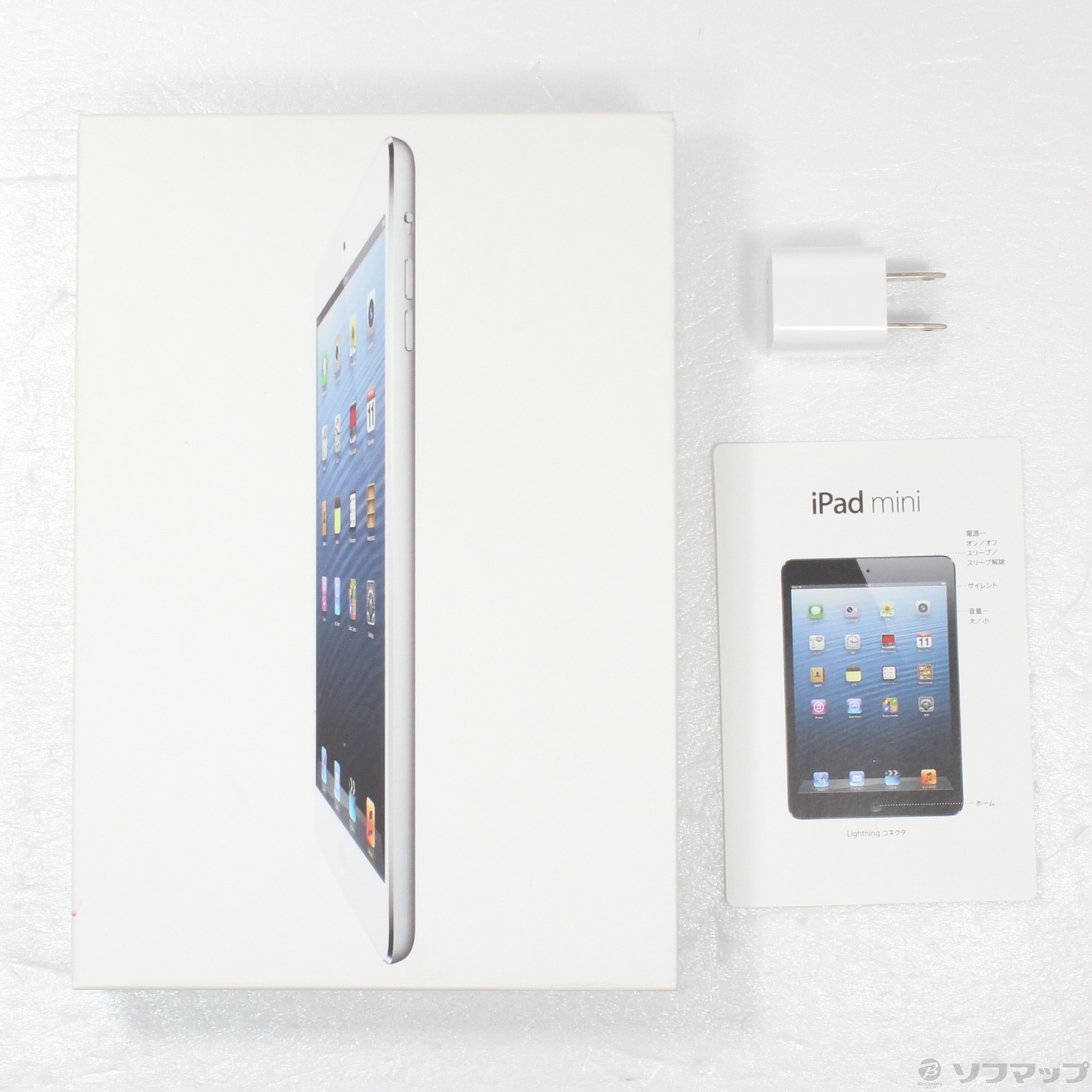 中古】発掘市 iPad mini 64GB ホワイト&シルバー MD533J／A Wi-Fi 