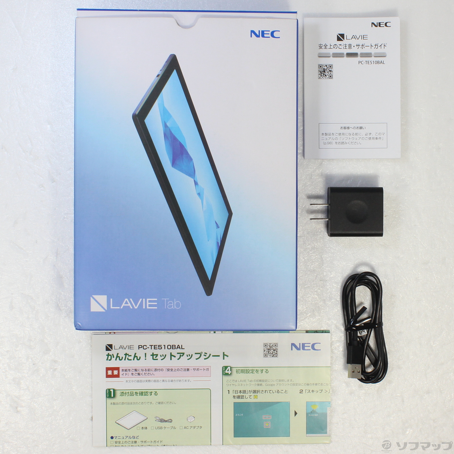 中古品〕 LaVie Tab E TE510／BAL 16GB ネイビーブルー PC-TE510BAL Wi