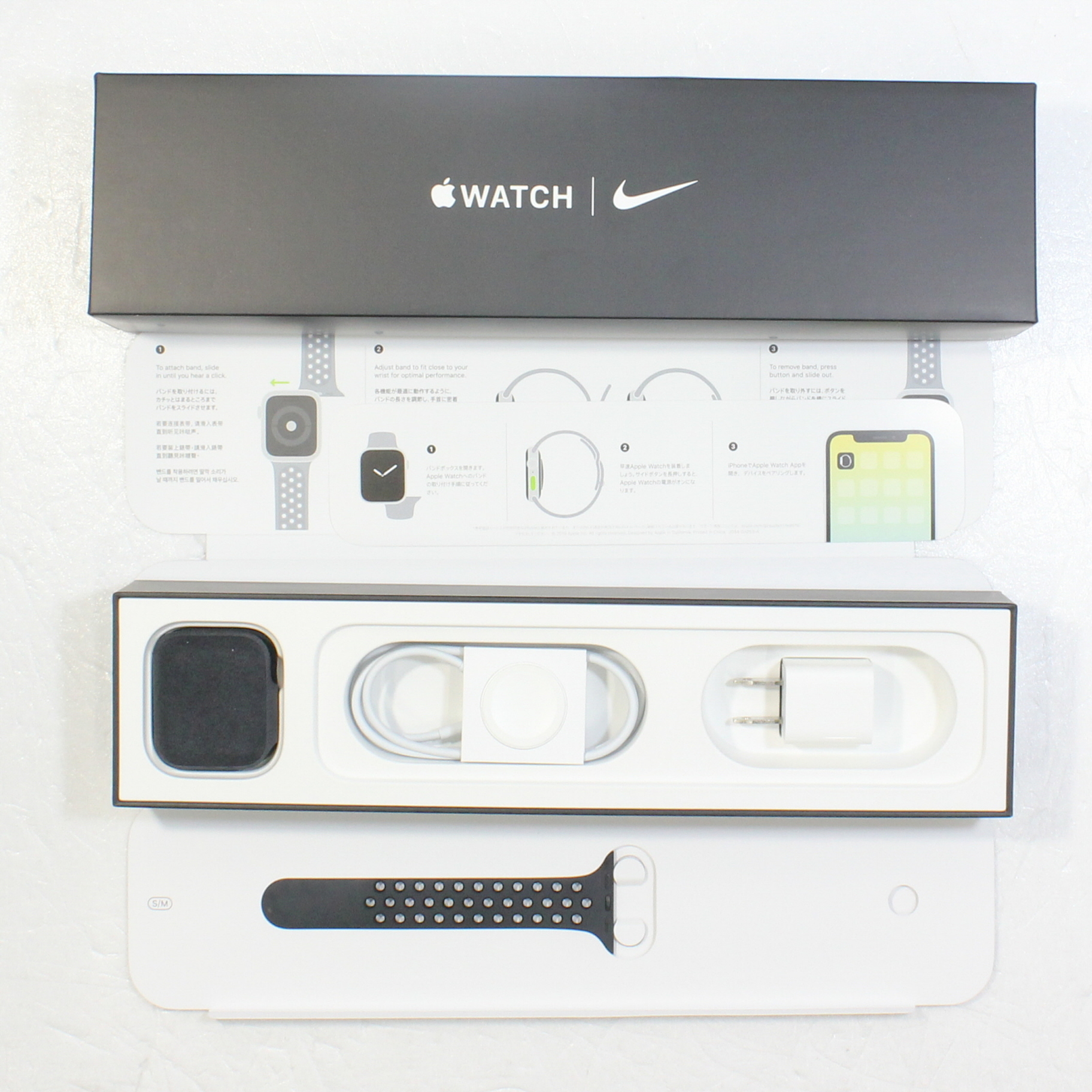 Apple Watch 5 NIKE 44mm 本体 フルセット GPS