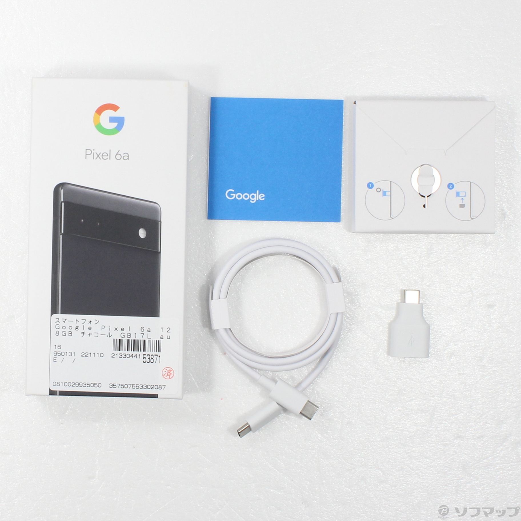 中古】Google Pixel 6a 128GB チャコール GB17L auロック解除SIMフリー