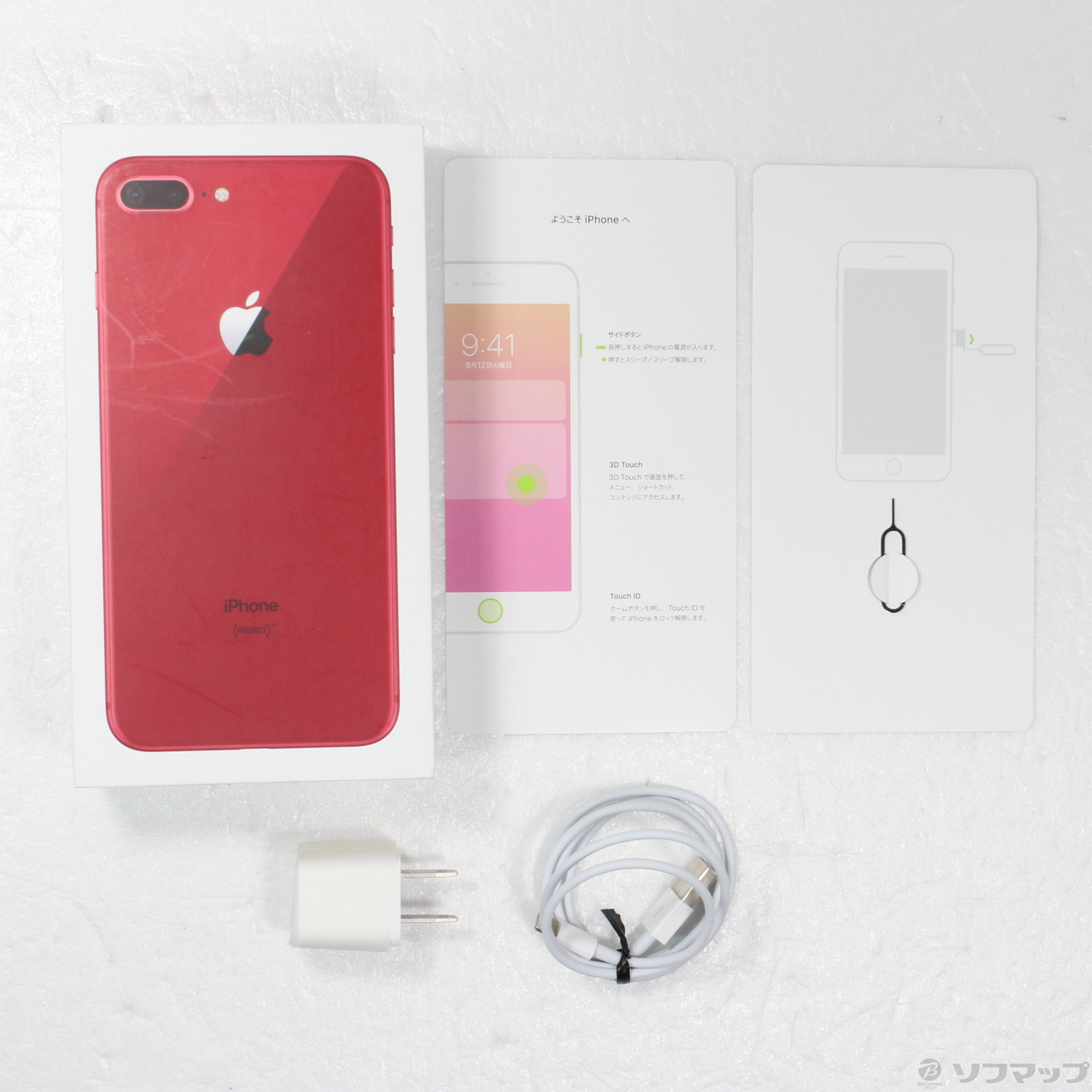 SIMフリー iPhone8 64GB レッド 本体と外箱のみ